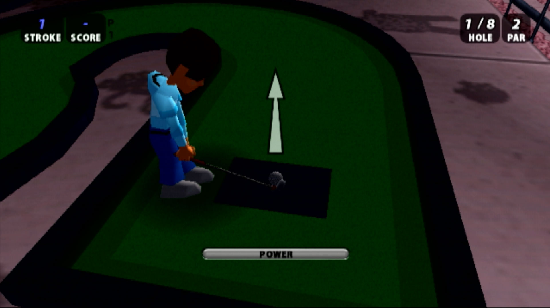 Thrillville Off the Rails PS2 minigame mini golf