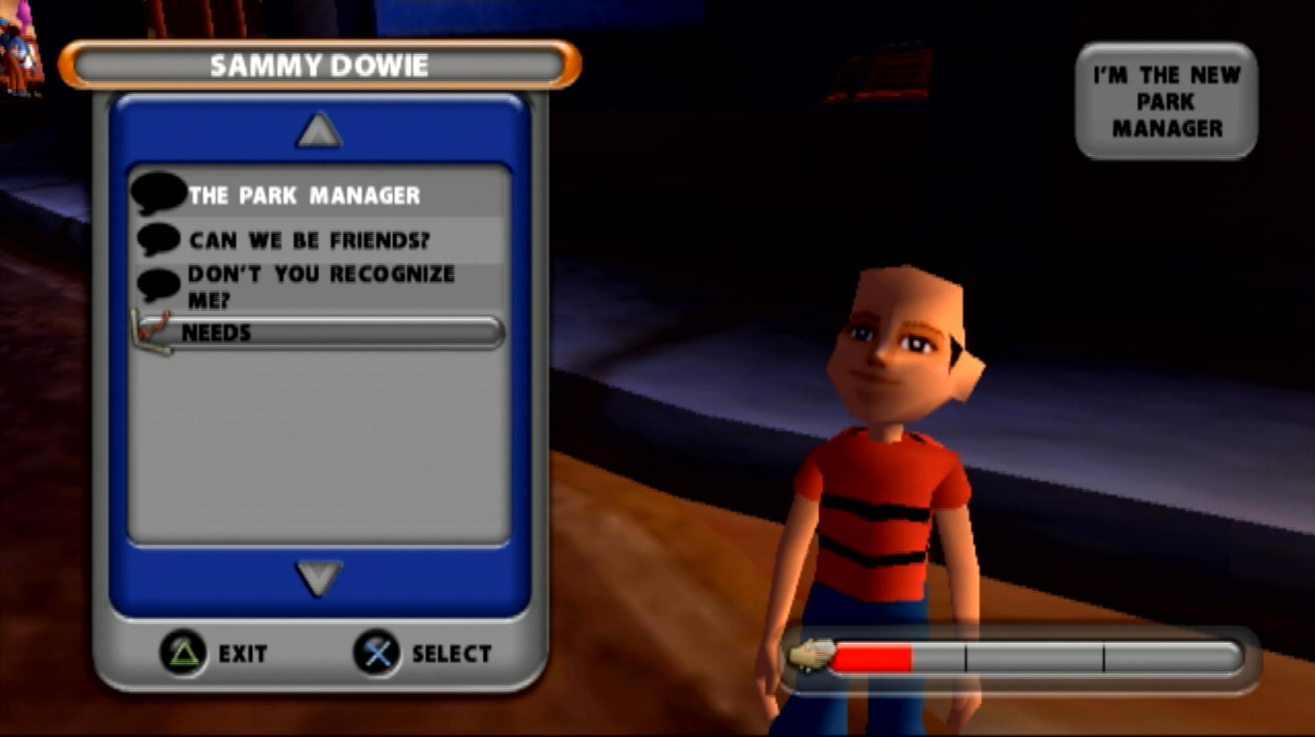 Thrillville Off the Rails PS2 guest needs