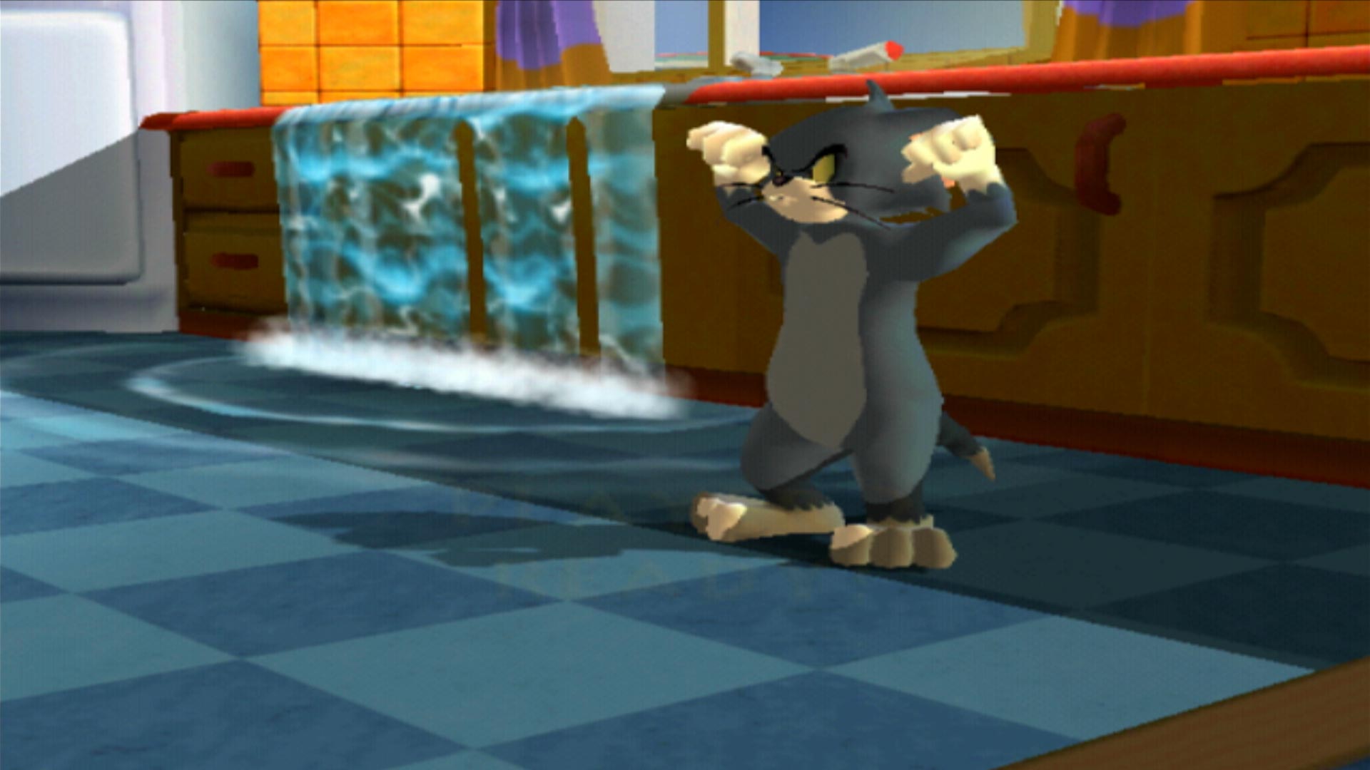 Tom and Jerry in War of the Whiskers PS2 tom cat