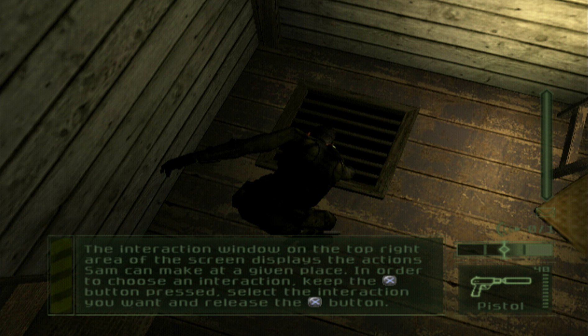 Tom Clancys Splinter Cell: Pandora Tomorrow PS2 hatch door