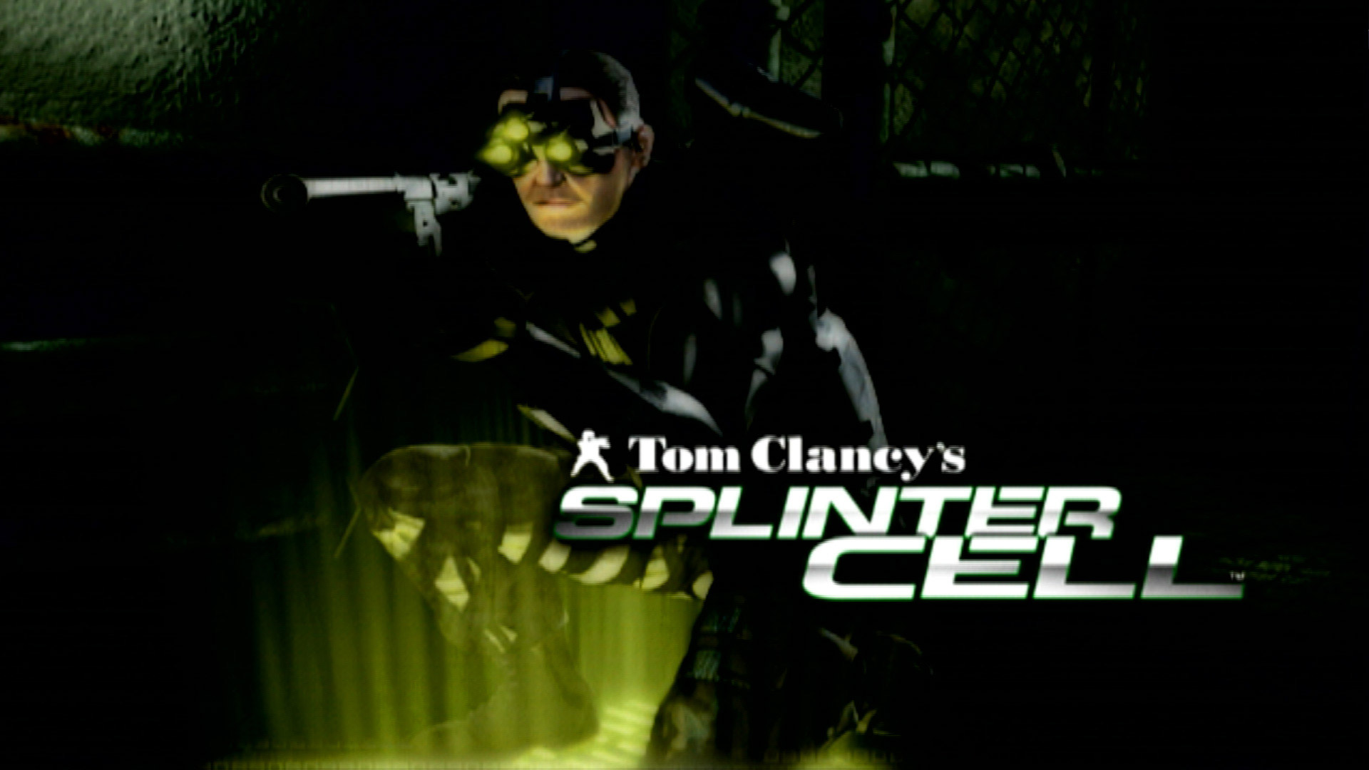 Tom Clancys Splinter Cell PS2 title screen