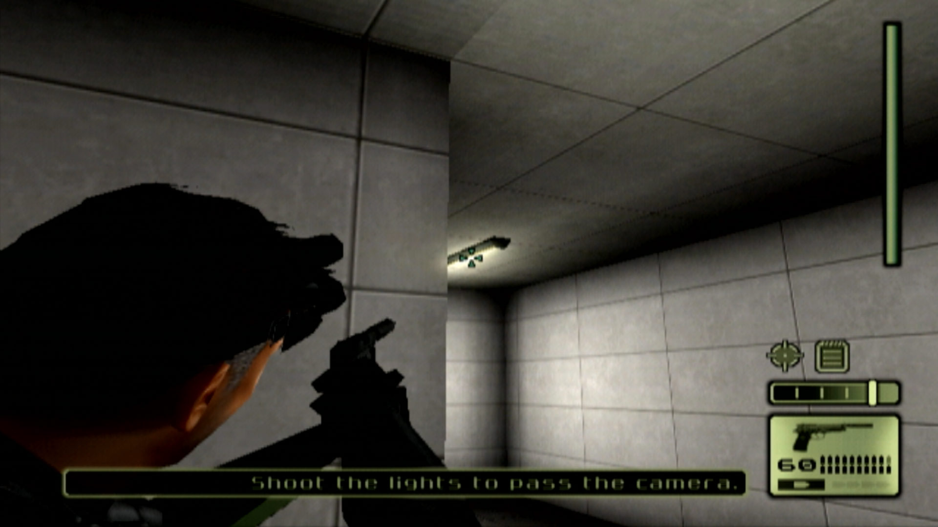 Tom Clancys Splinter Cell PS2 shooting lights out