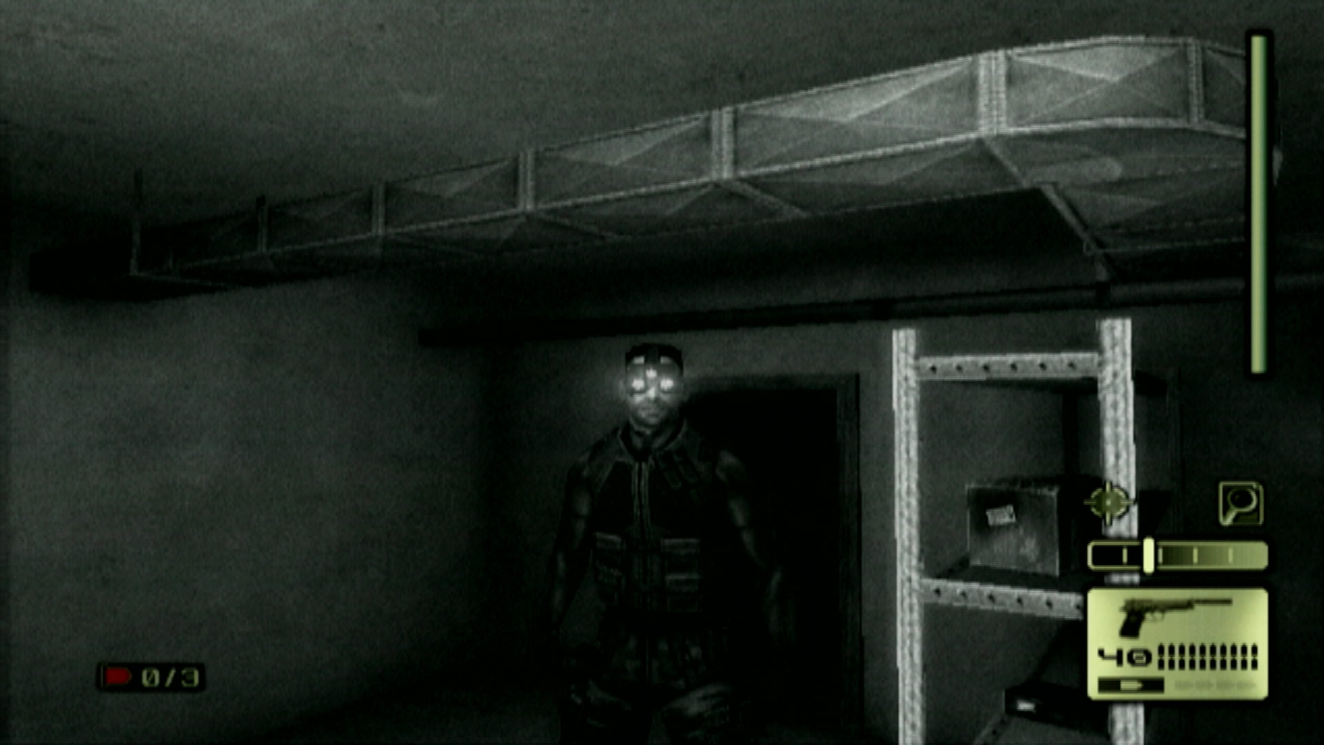 Tom Clancys Splinter Cell PS2 night vision