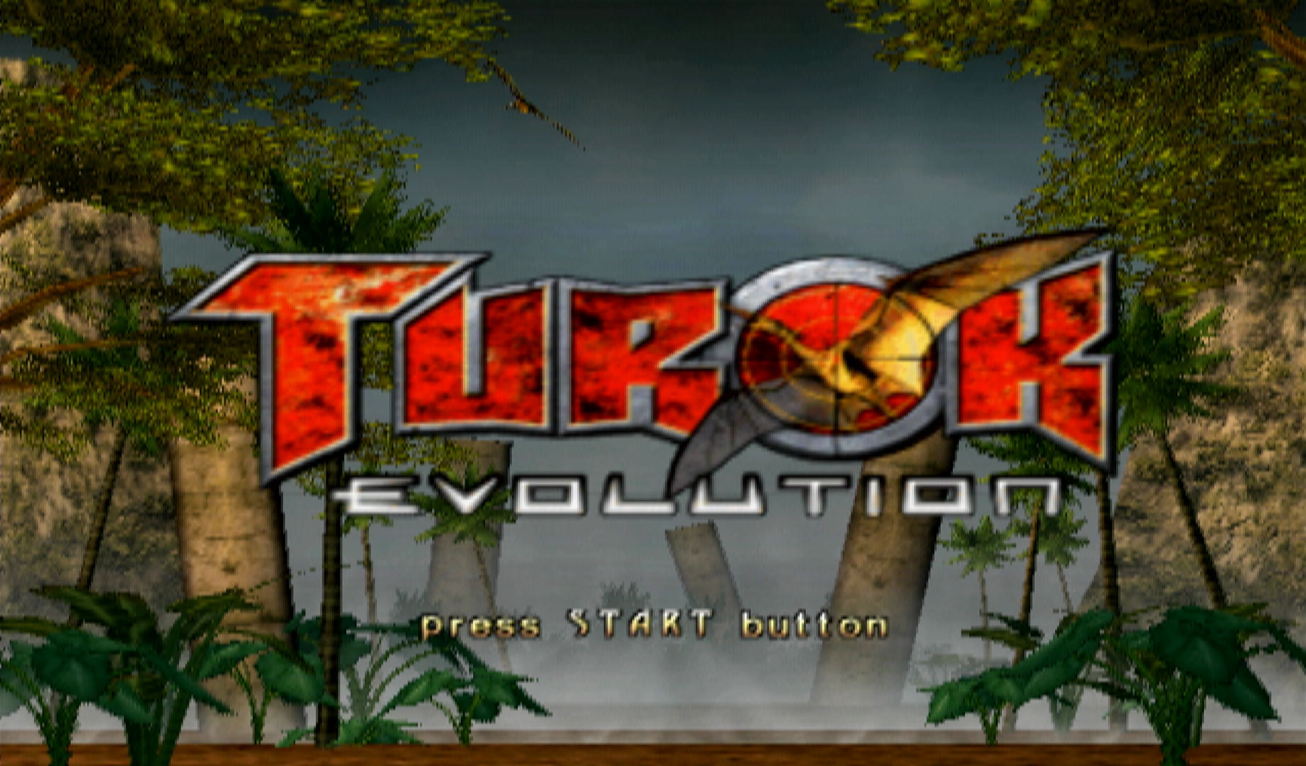 Turok Evolution PS2 title screen