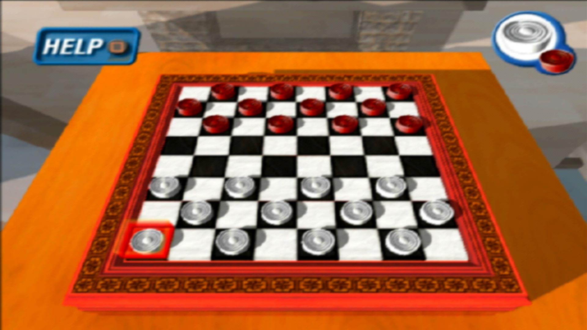 Ultimate Board Game Collection PS2 Checkers