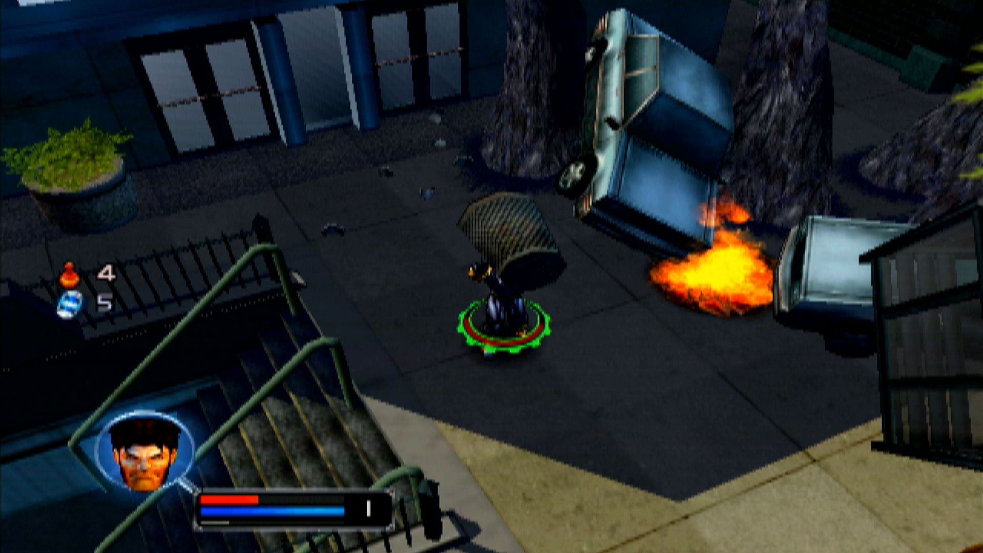 X-Men Legends PS2 picking up objects