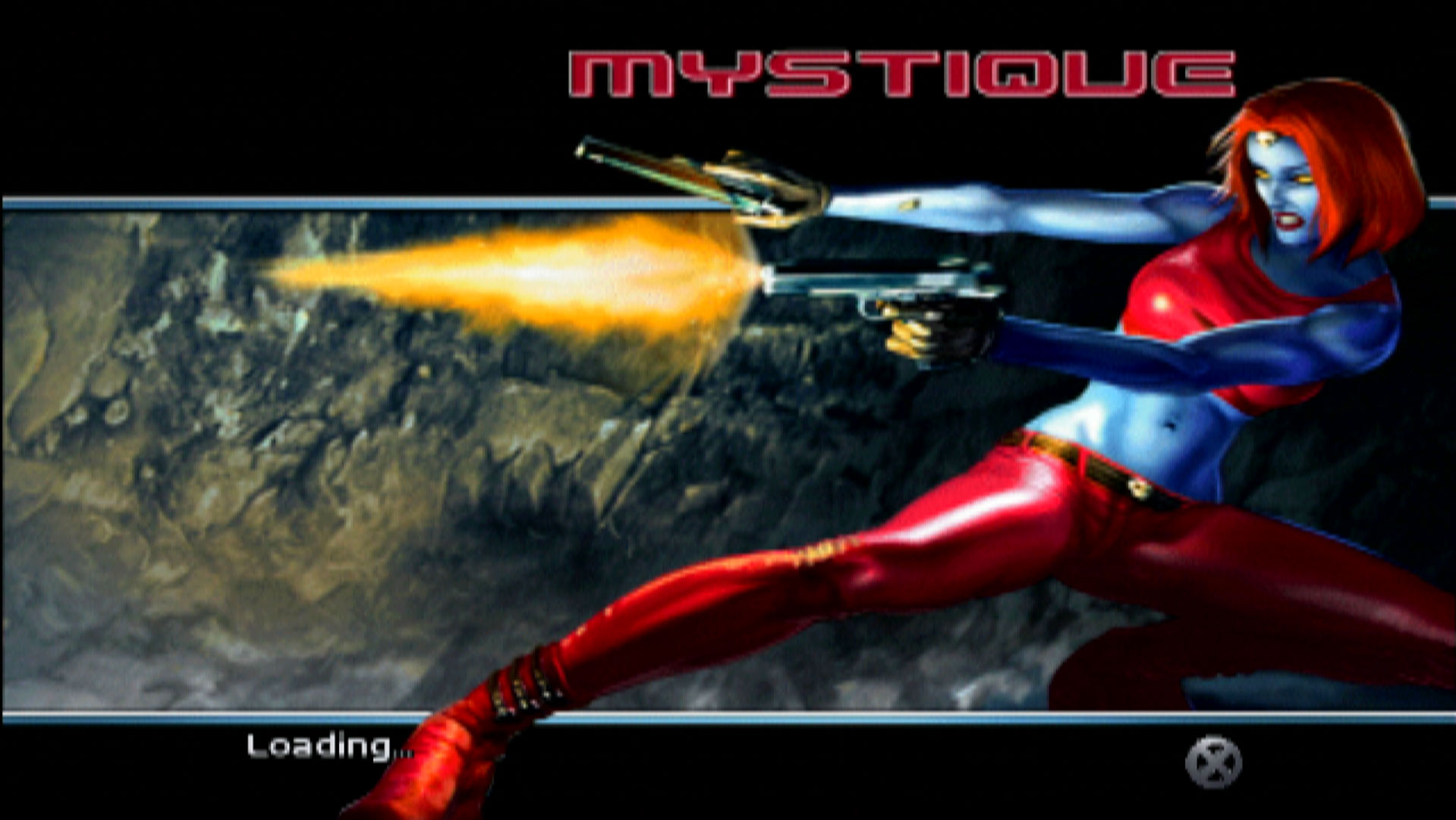 X-Men Legends PS2 mystique screen