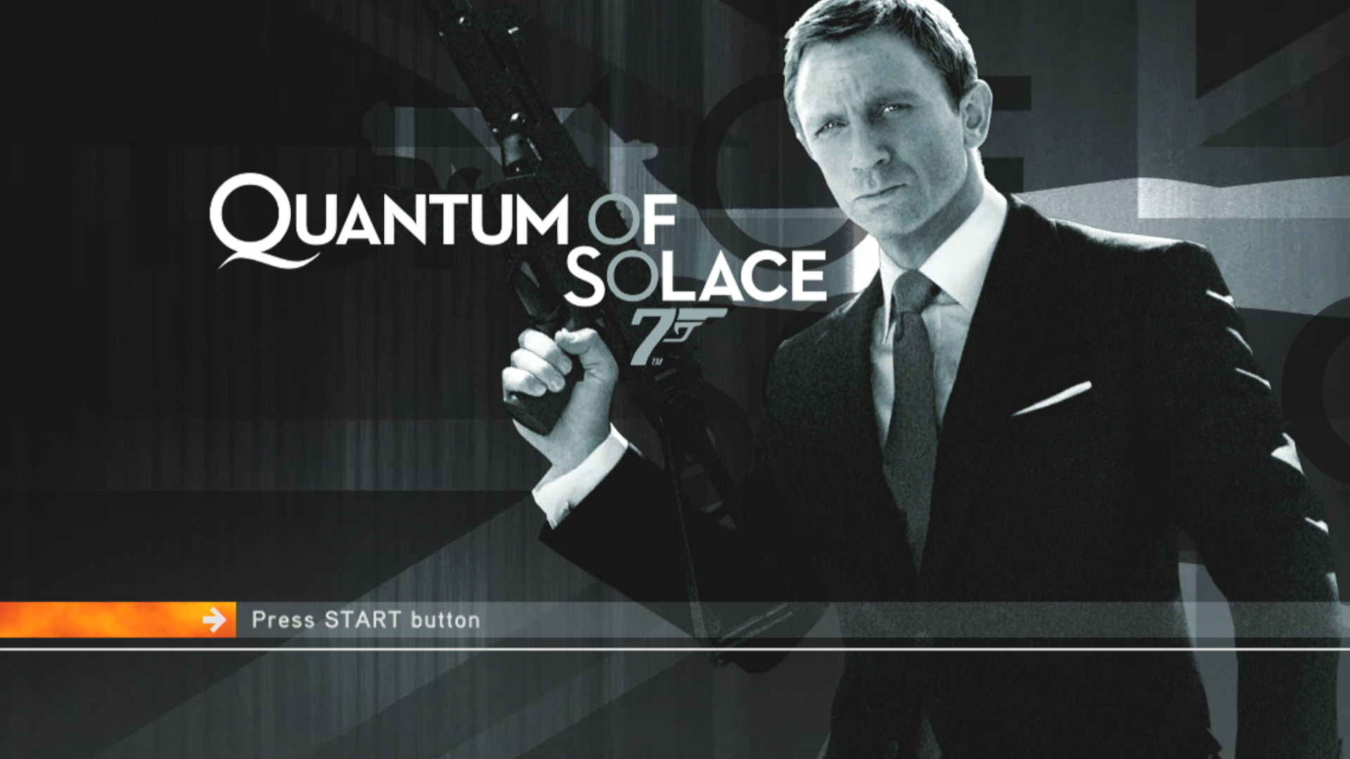 007 Quantum of Solace PS3 title screen