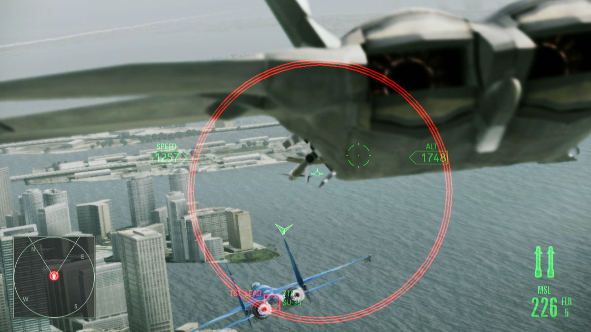 Ace Combat Assault Horizon screenshot