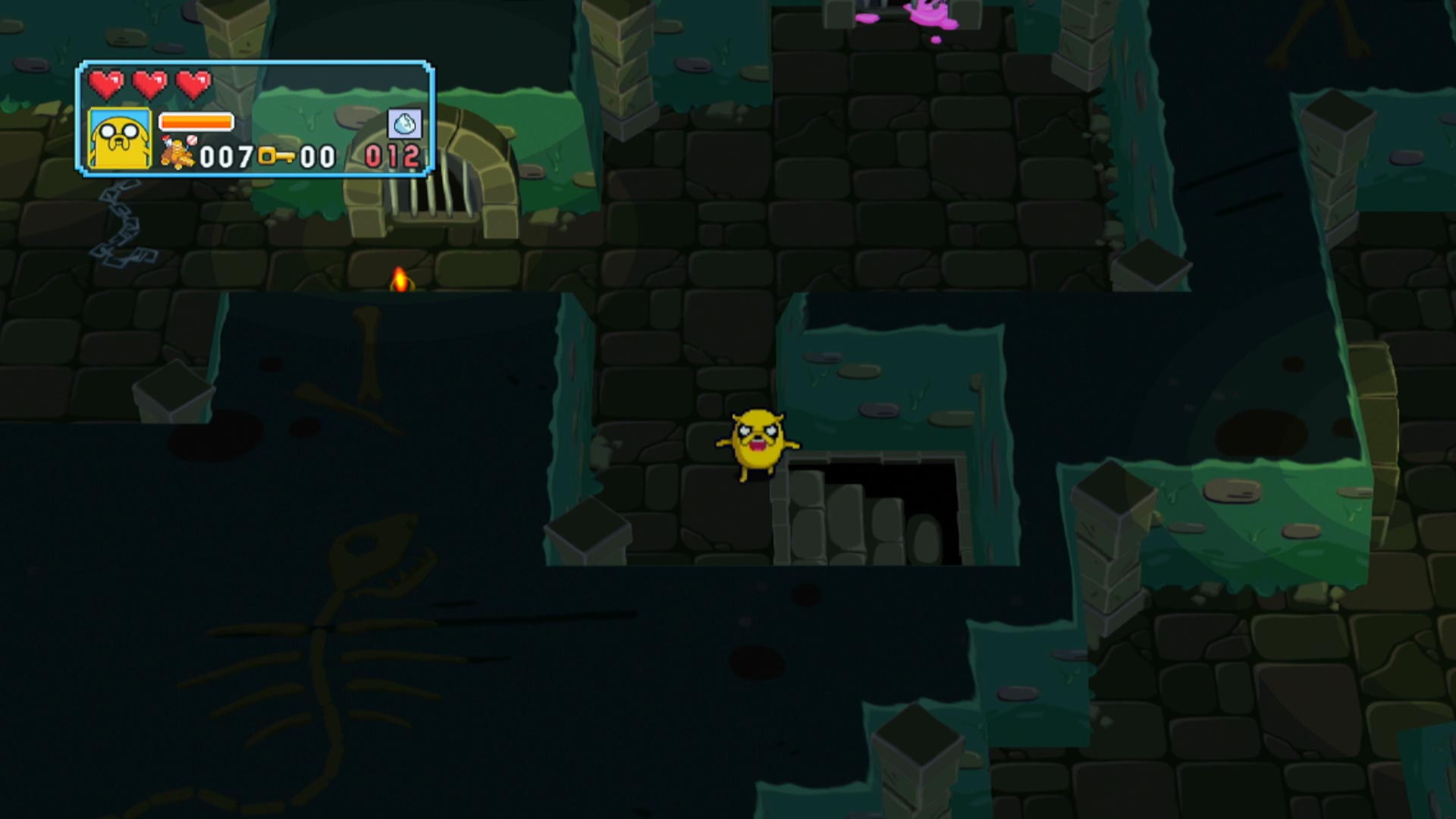 Adventure Time Explore the Dungeon Because I Don't Know! PS3 floor exit stairs