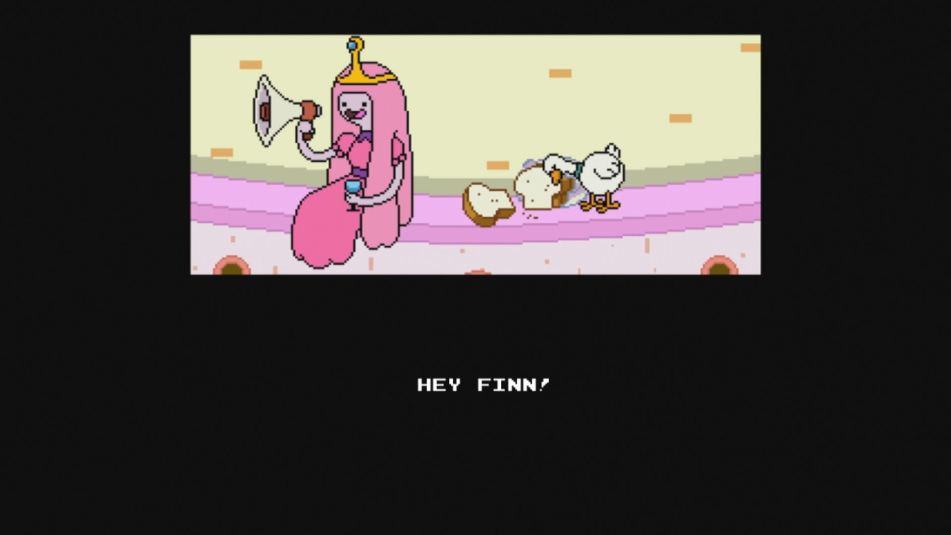 Adventure Time Explore the Dungeon Because I Don't Know! PS3 cutscene princess bubblegum