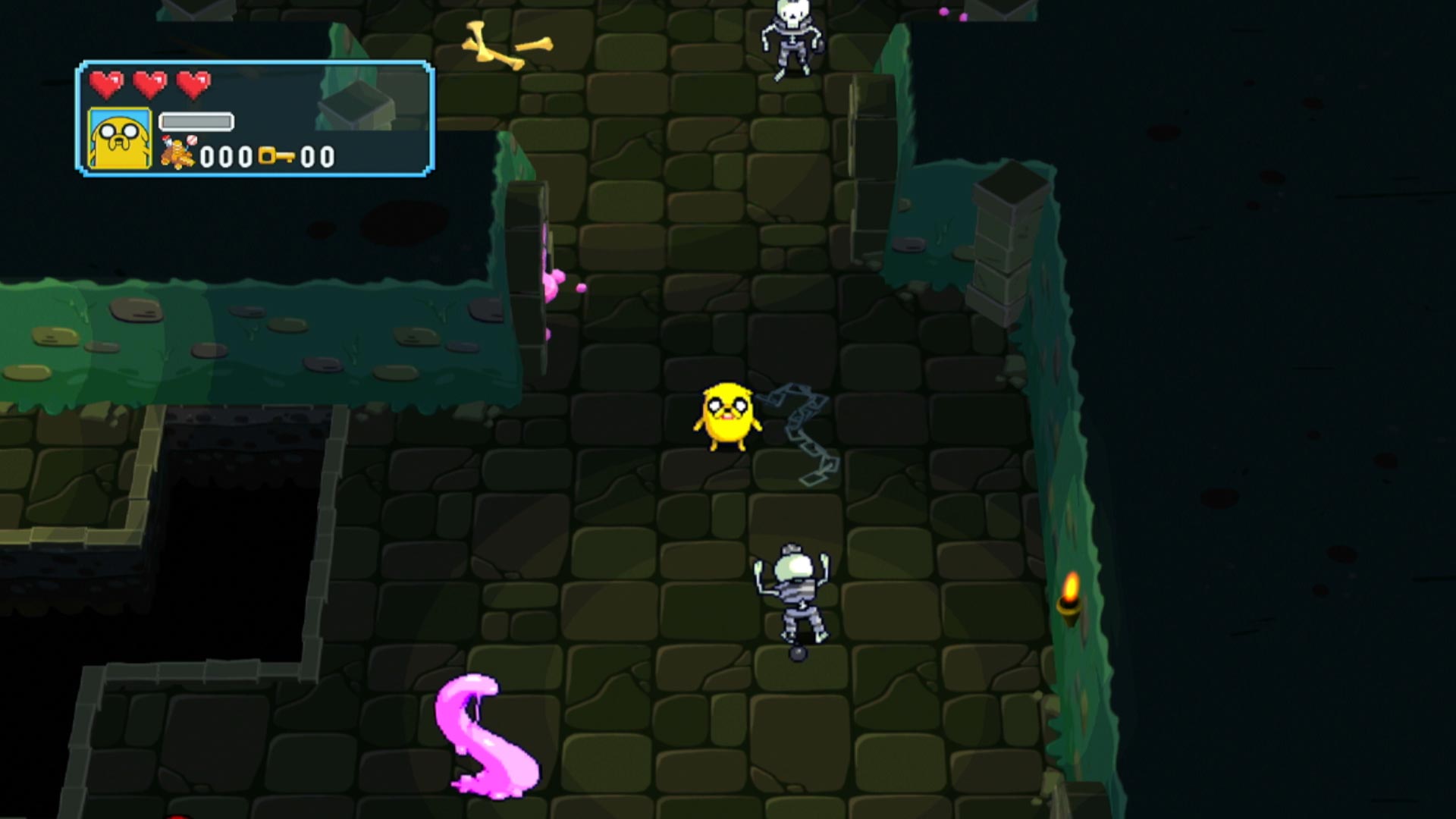 Adventure Time Explore the Dungeon Because I Don't Know! PS3 floor 1 dungeon gameplay