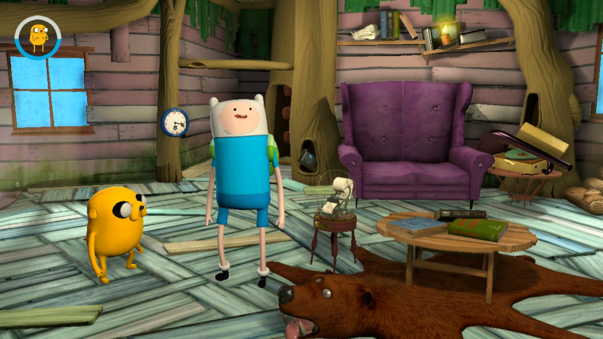 Adventure Time Finn & Jake Investigations PS3 tree fort