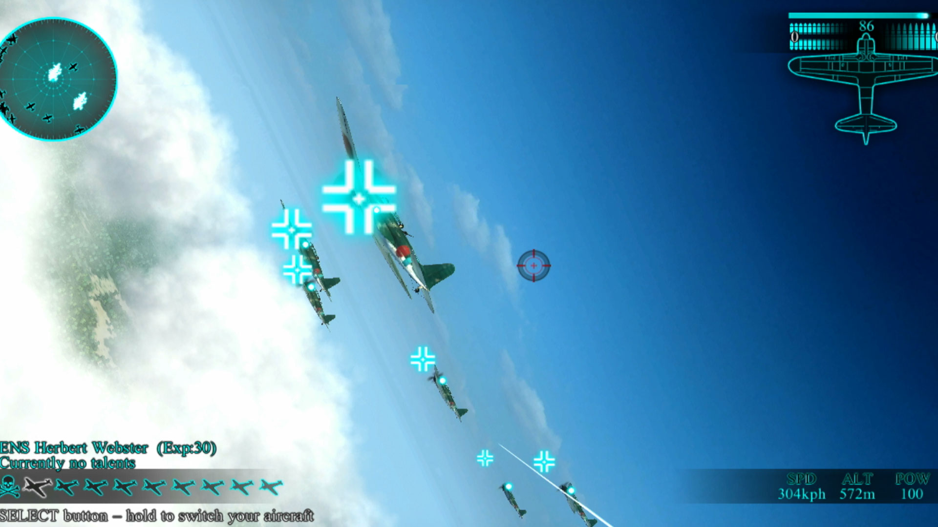 Air Conflicts Pacific Carriers PS3 enemy plane aircraft