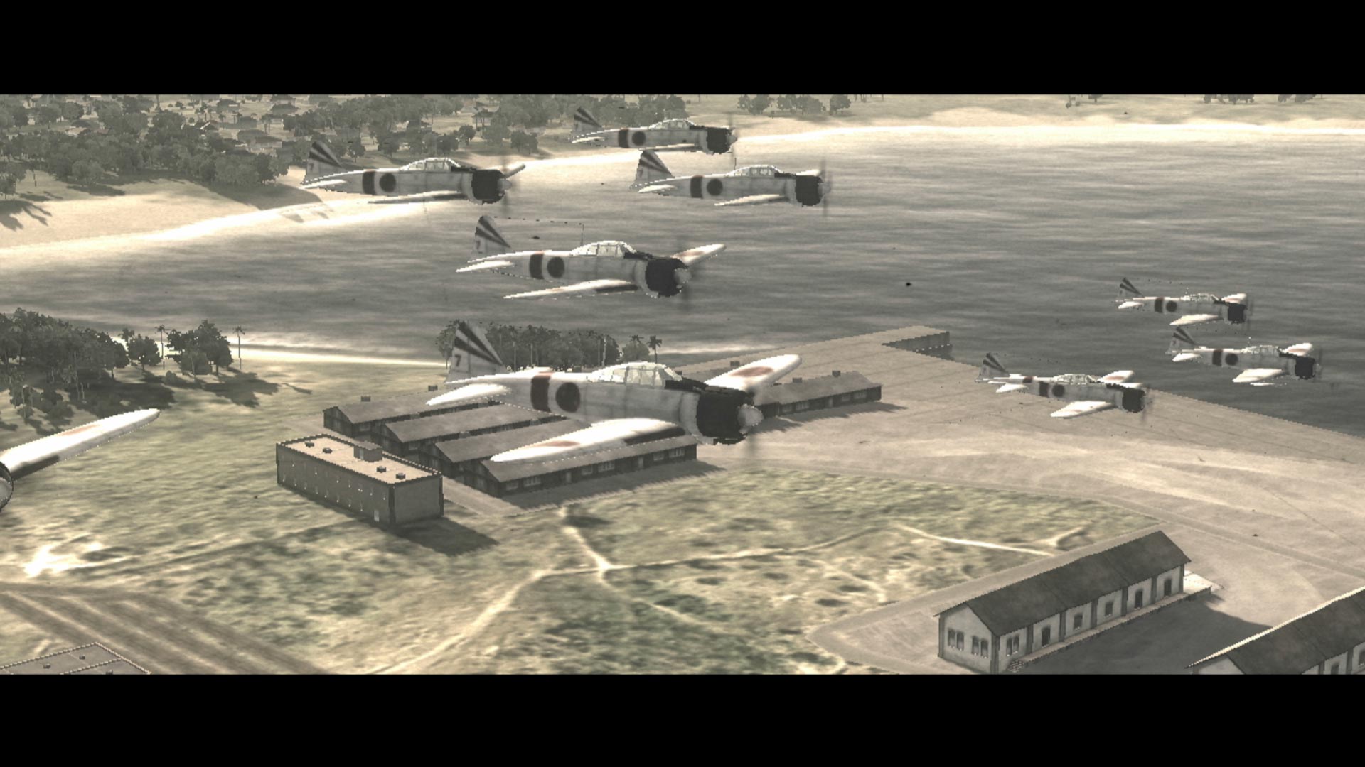 Air Conflicts Pacific Carriers PS3 cutscene japanese aircraft