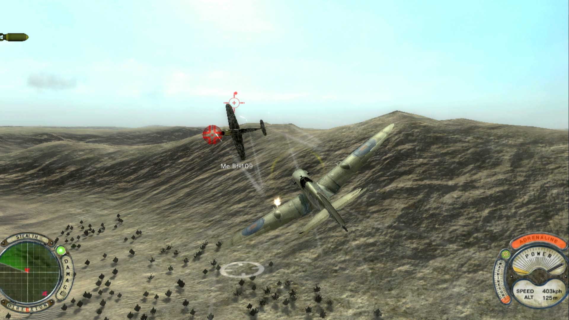 Air Conflicts Secret Wars PS3 Supermarine Spitfire dog fighting