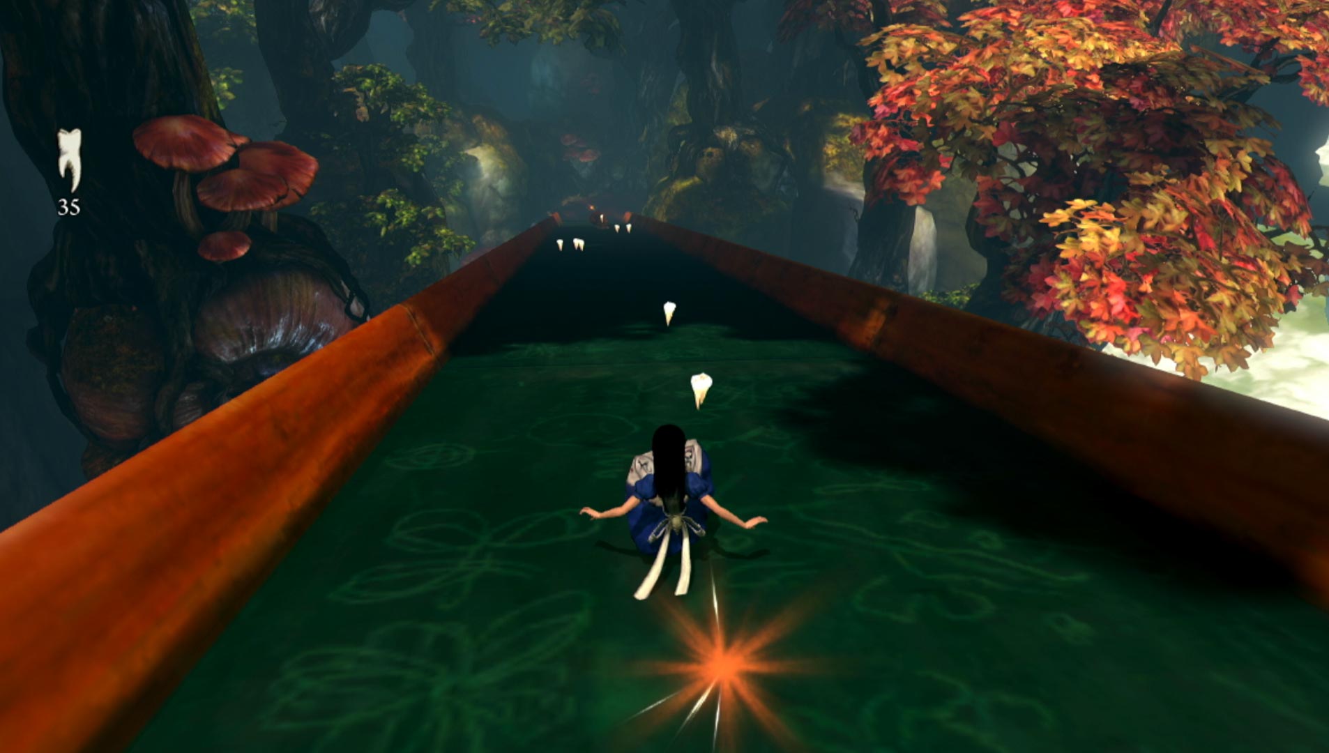 Alice Madness Returns PS3 alice sliding down