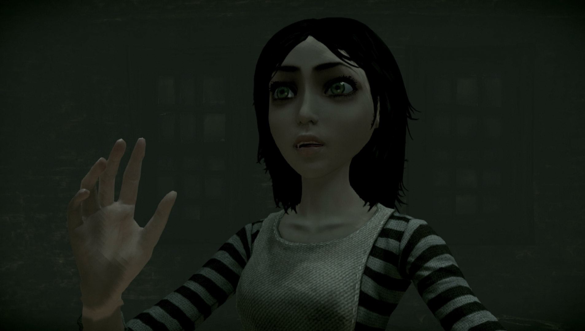 Alice Madness Returns PS3 cutscene alice surprised