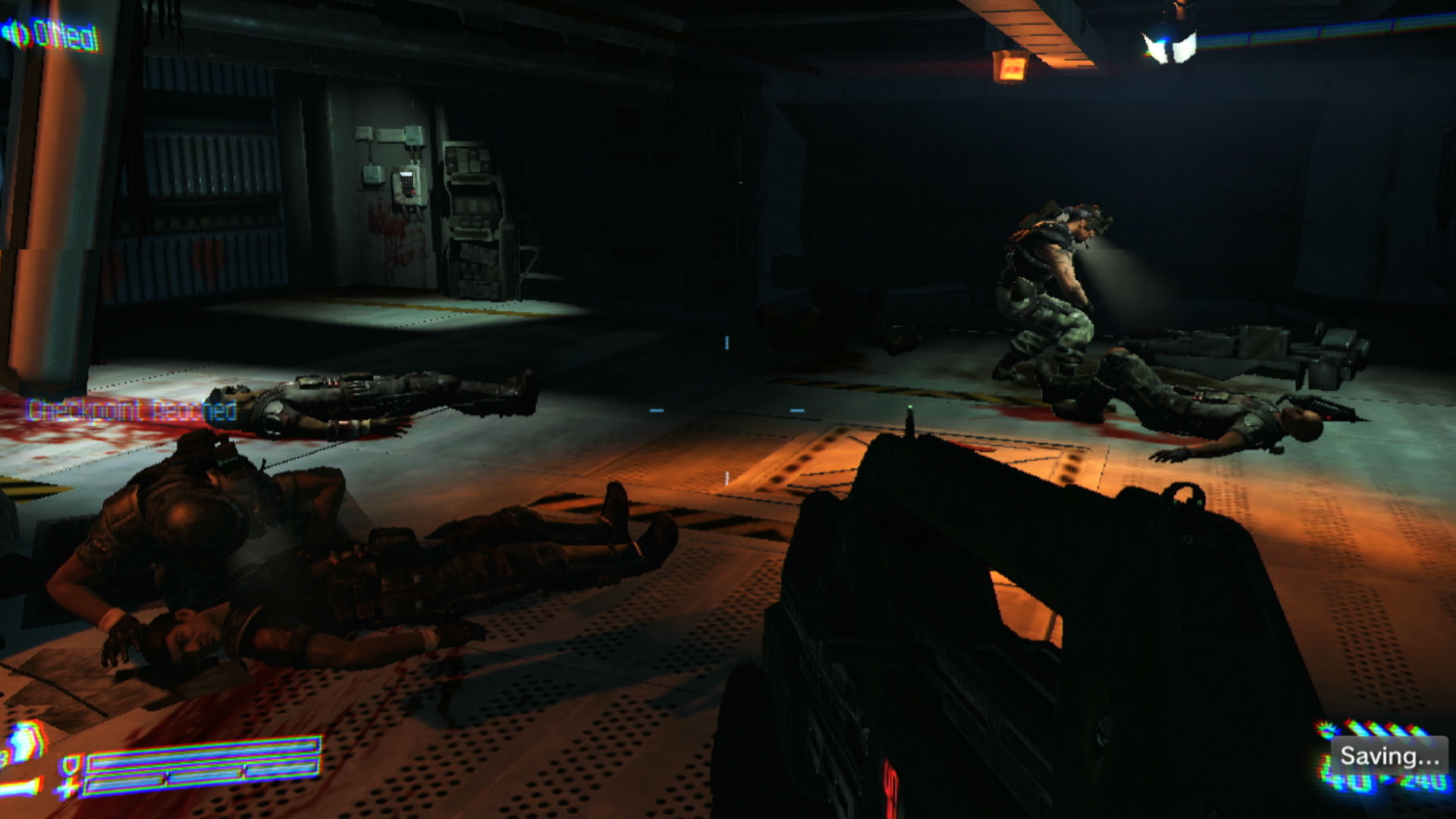 Aliens Colonial Marines PS3 screenshot dark