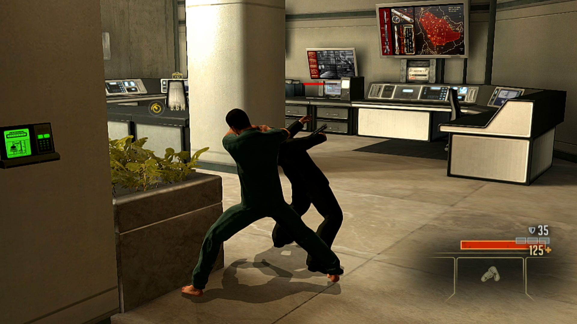 Alpha Protocol PS3 melee subdue enemy