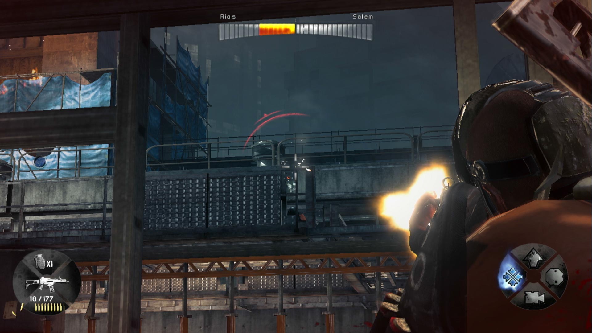 Army of Two The 40th Day PS3 shooting enemy screenshot