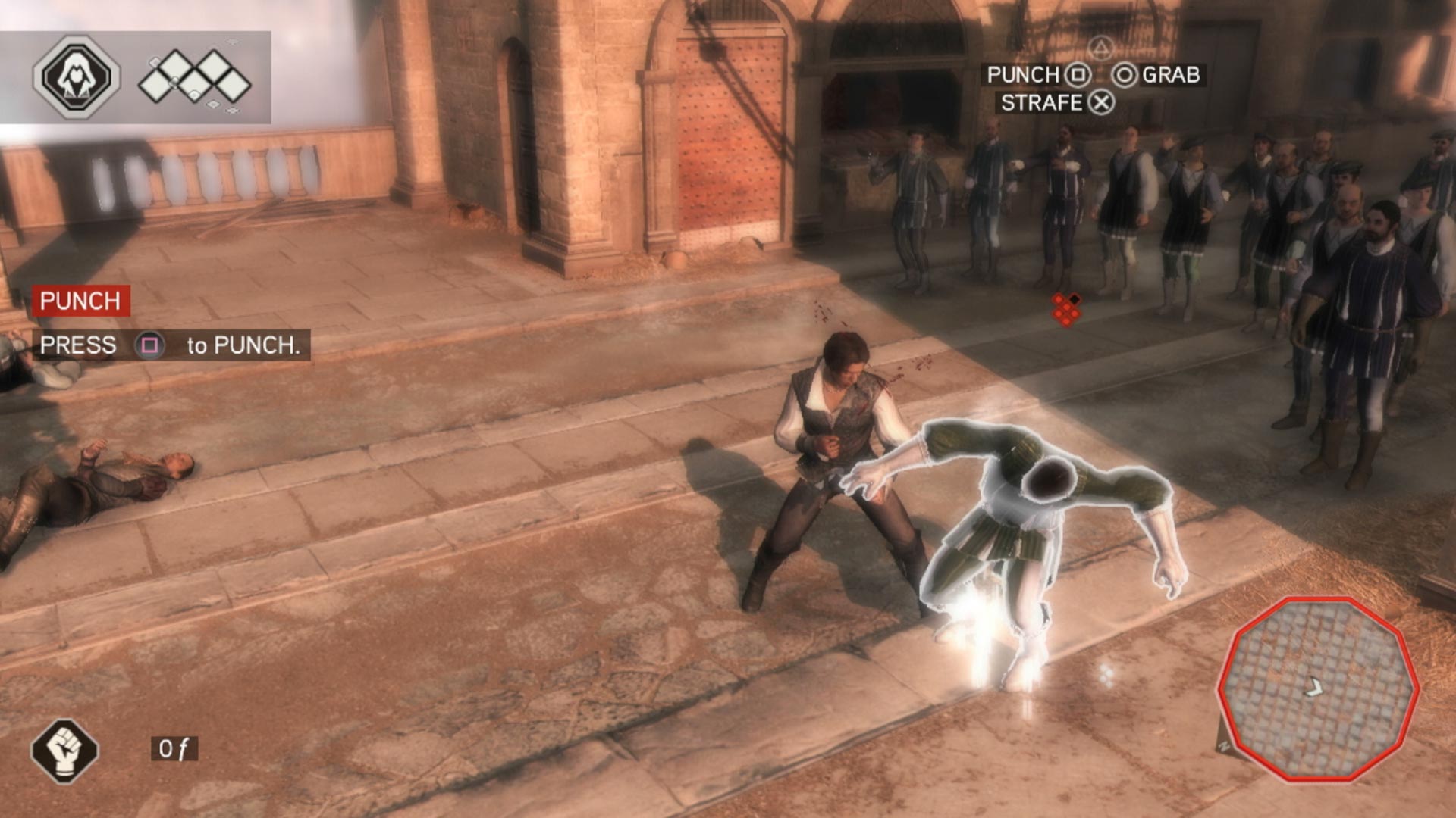 Assassin's Creed II PS3 melee fighting