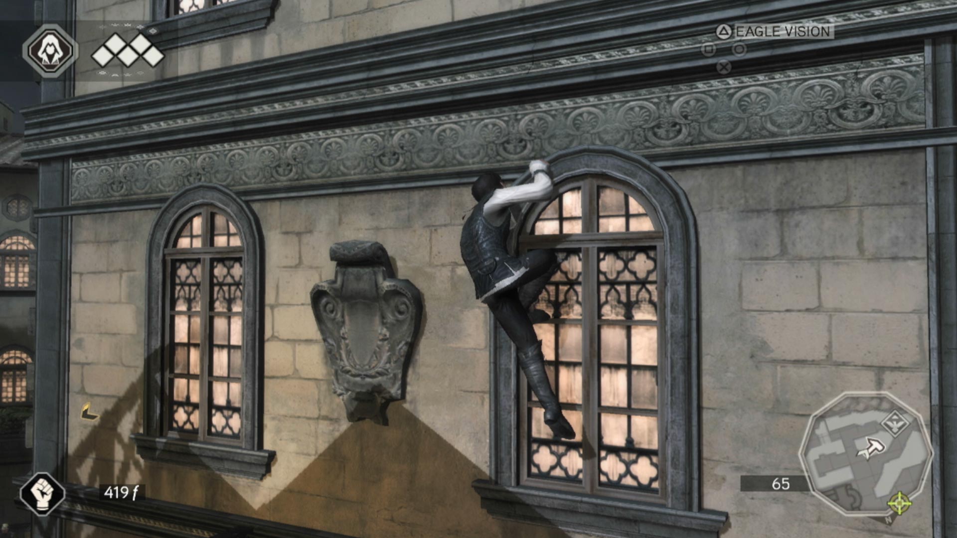 Assassin's Creed II PS3 climbing walls