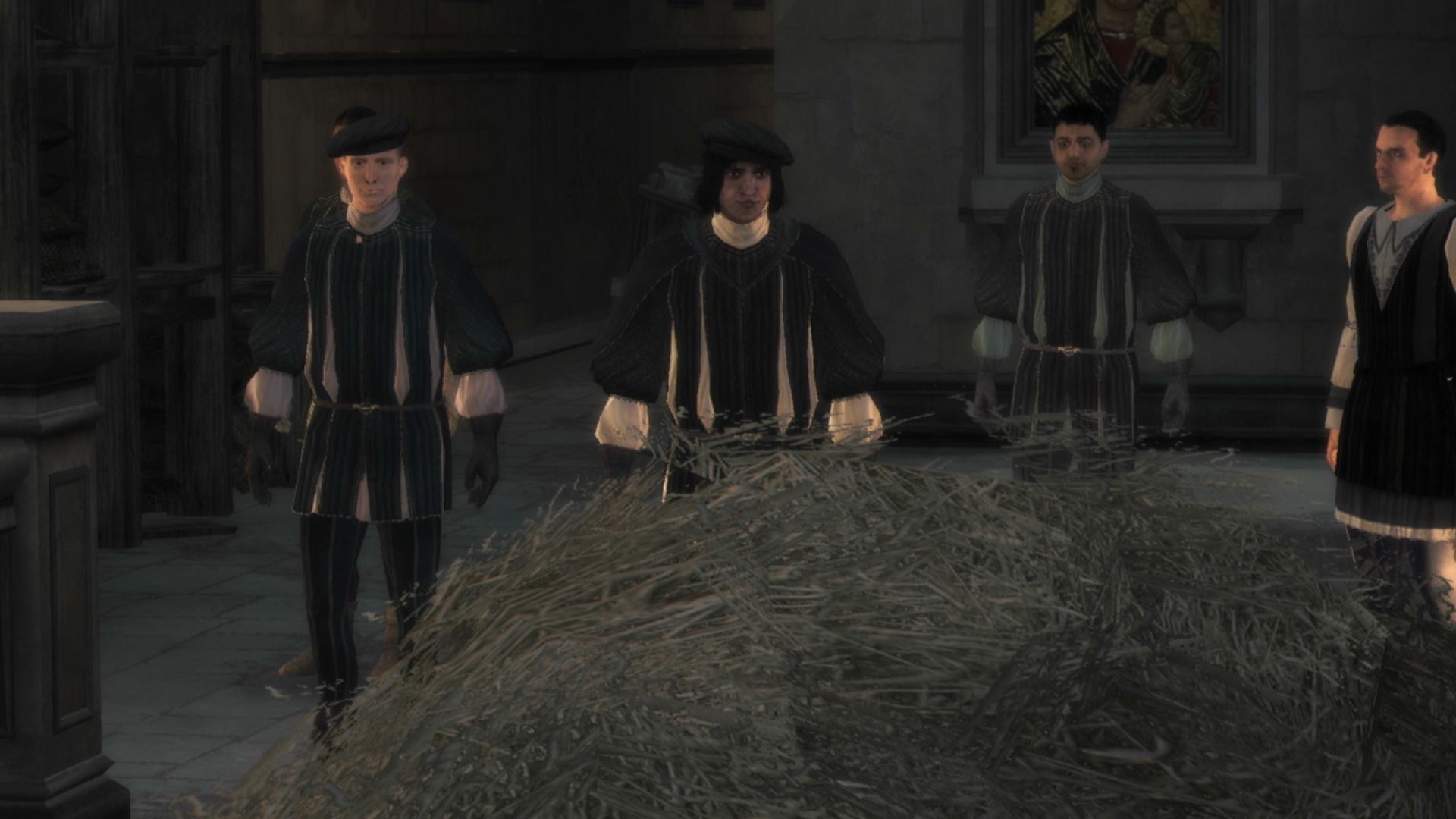 Assassin's Creed II PS3 hiding haystack