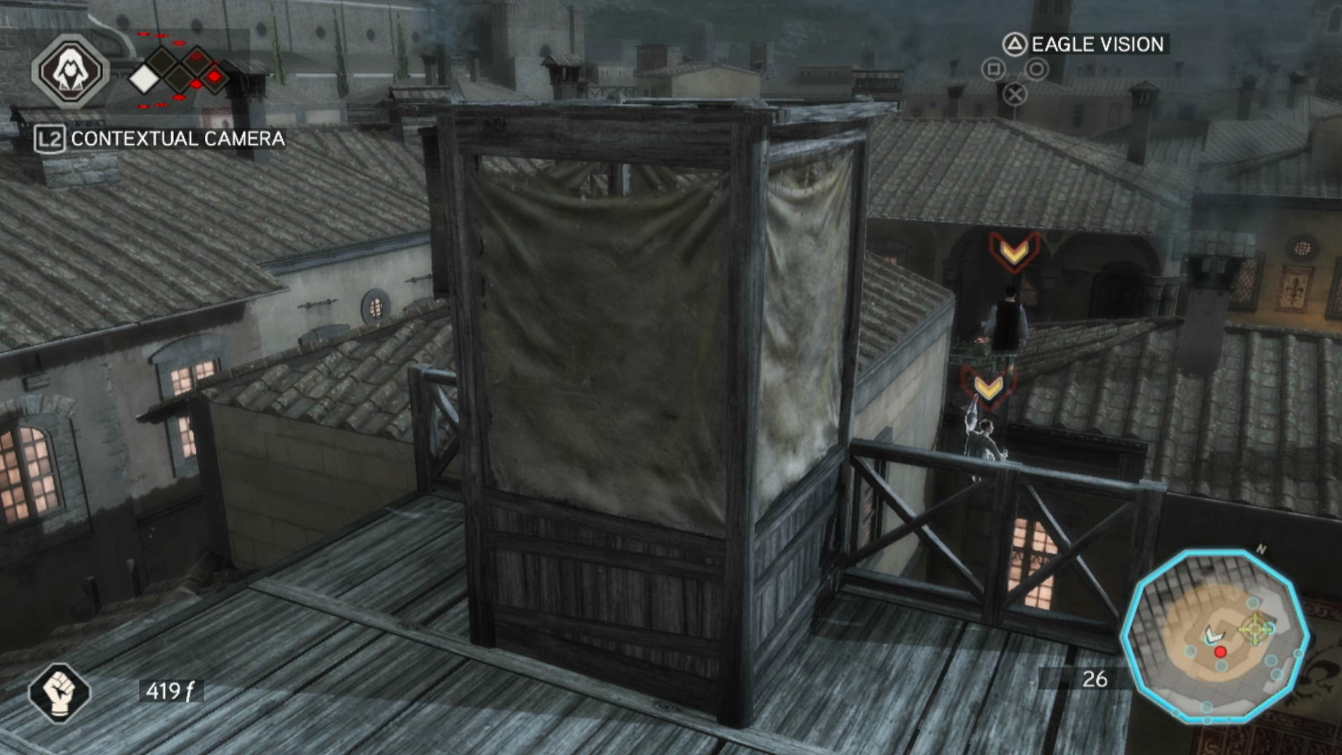 Assassin's Creed II PS3 hiding spot