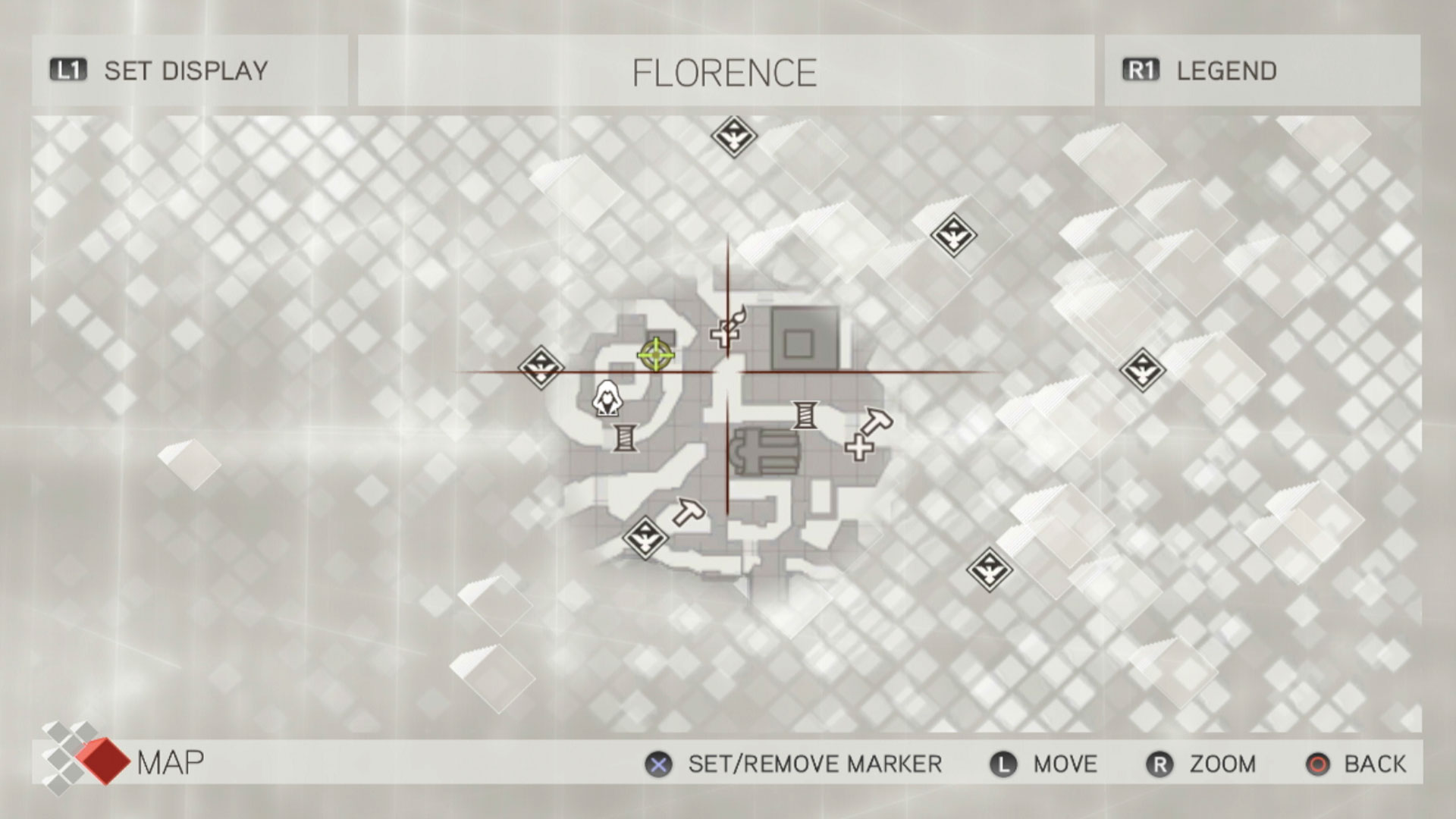 Assassin's Creed II PS3 florence map