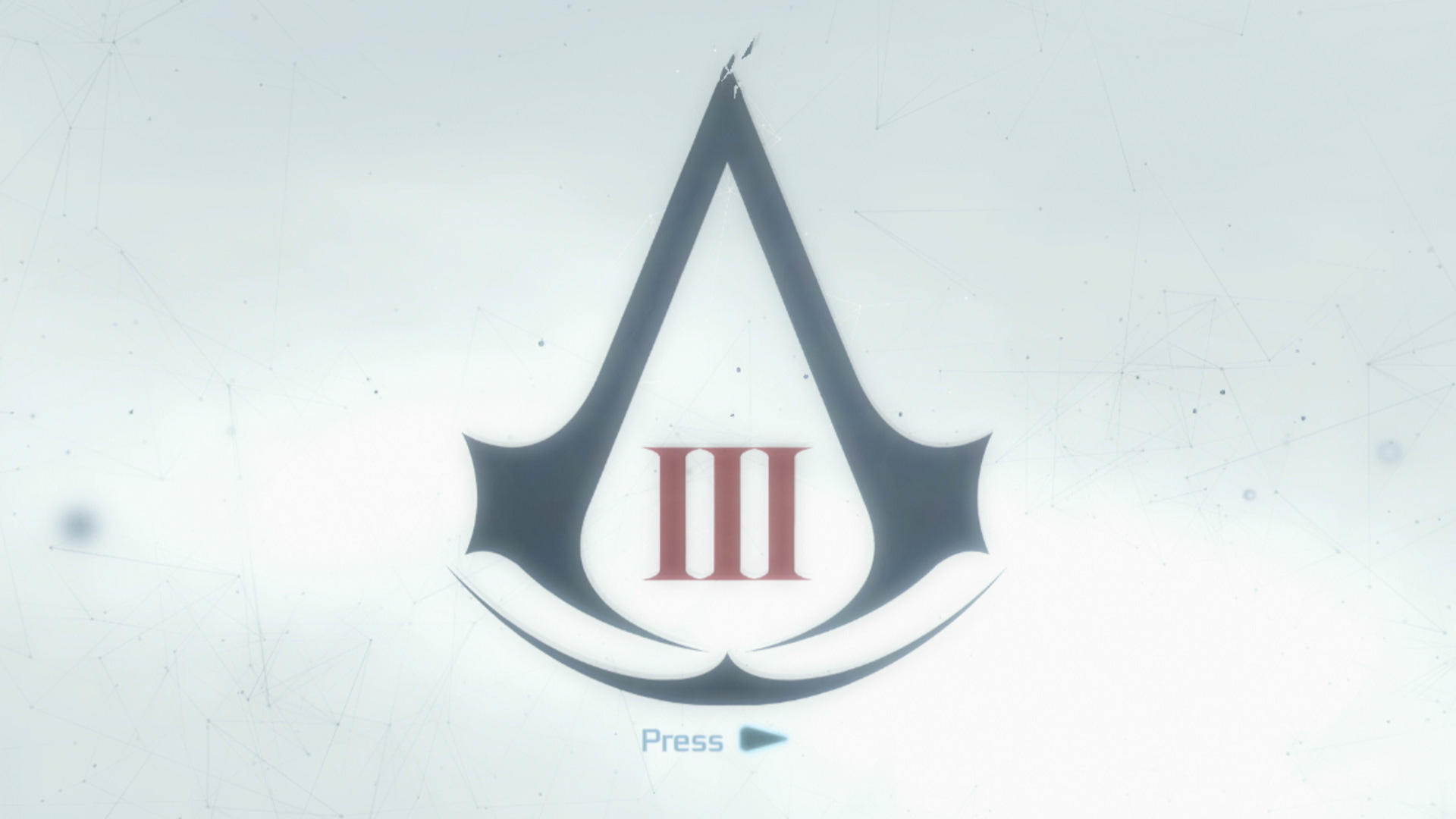 Assassin's Creed III PS3 start title screen