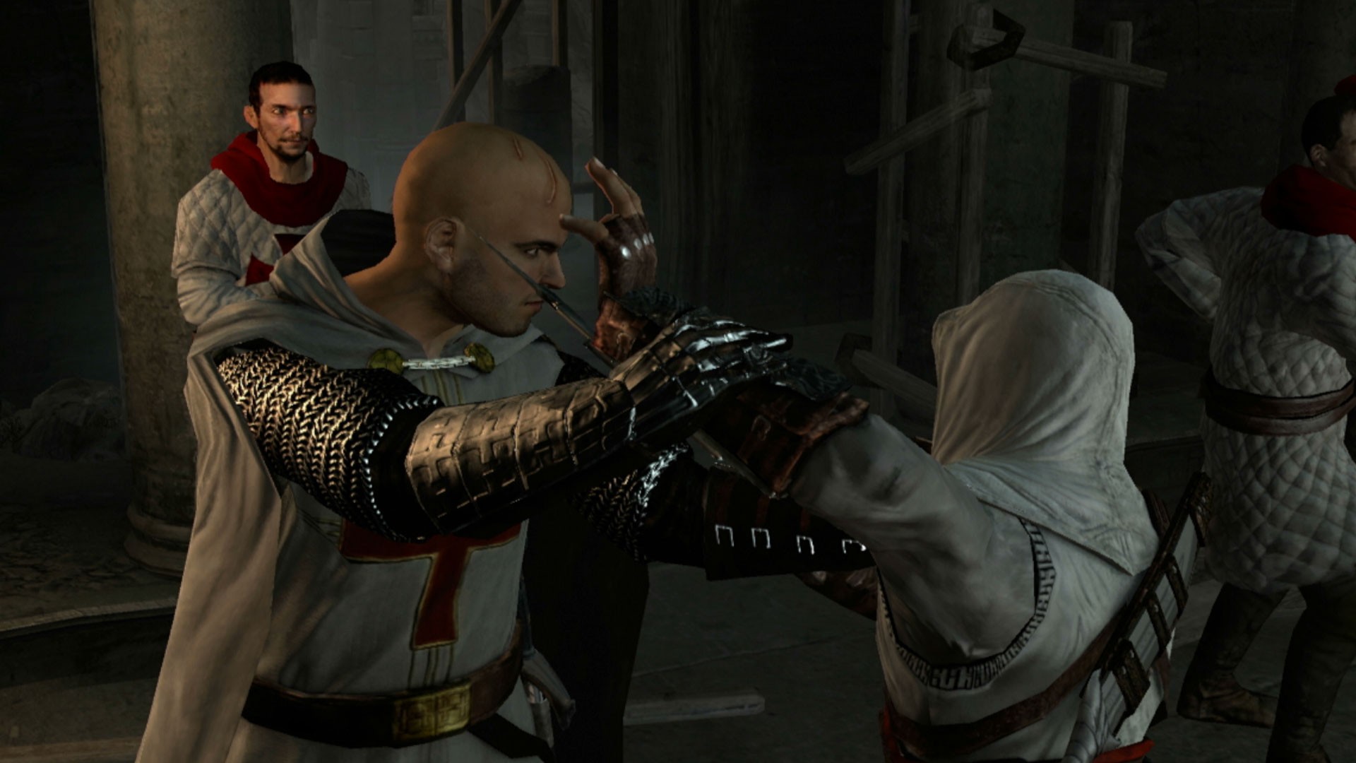 Assassin's Creed PS3 fighting enemy