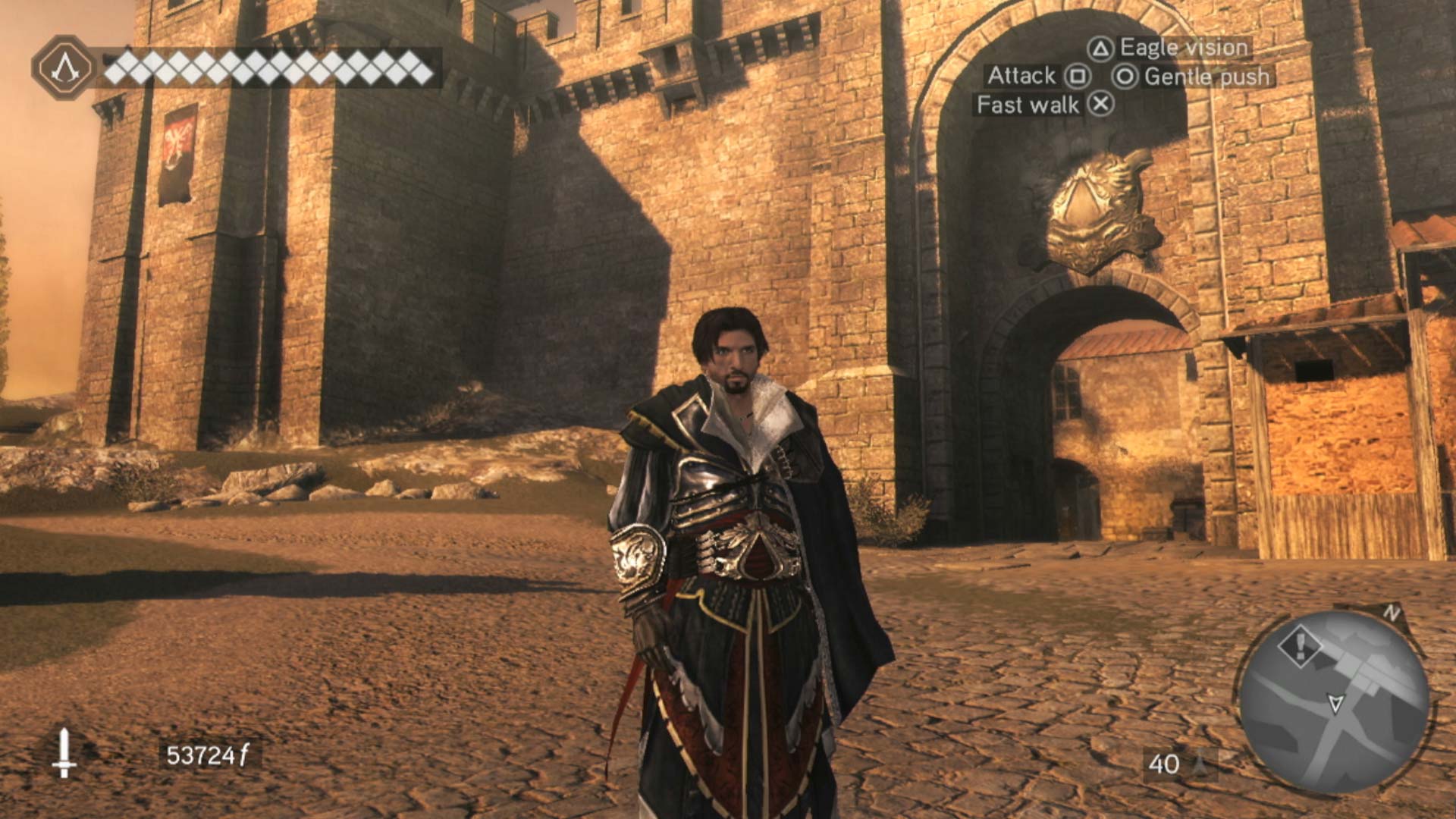 Assassin's Creed Brotherhood PS3 Ezio character screenshot