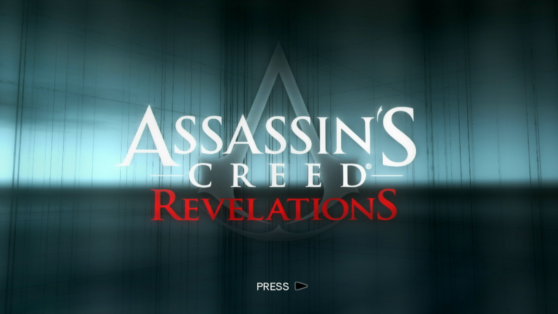 Assassin's Creed Revelations PS3 title start screen