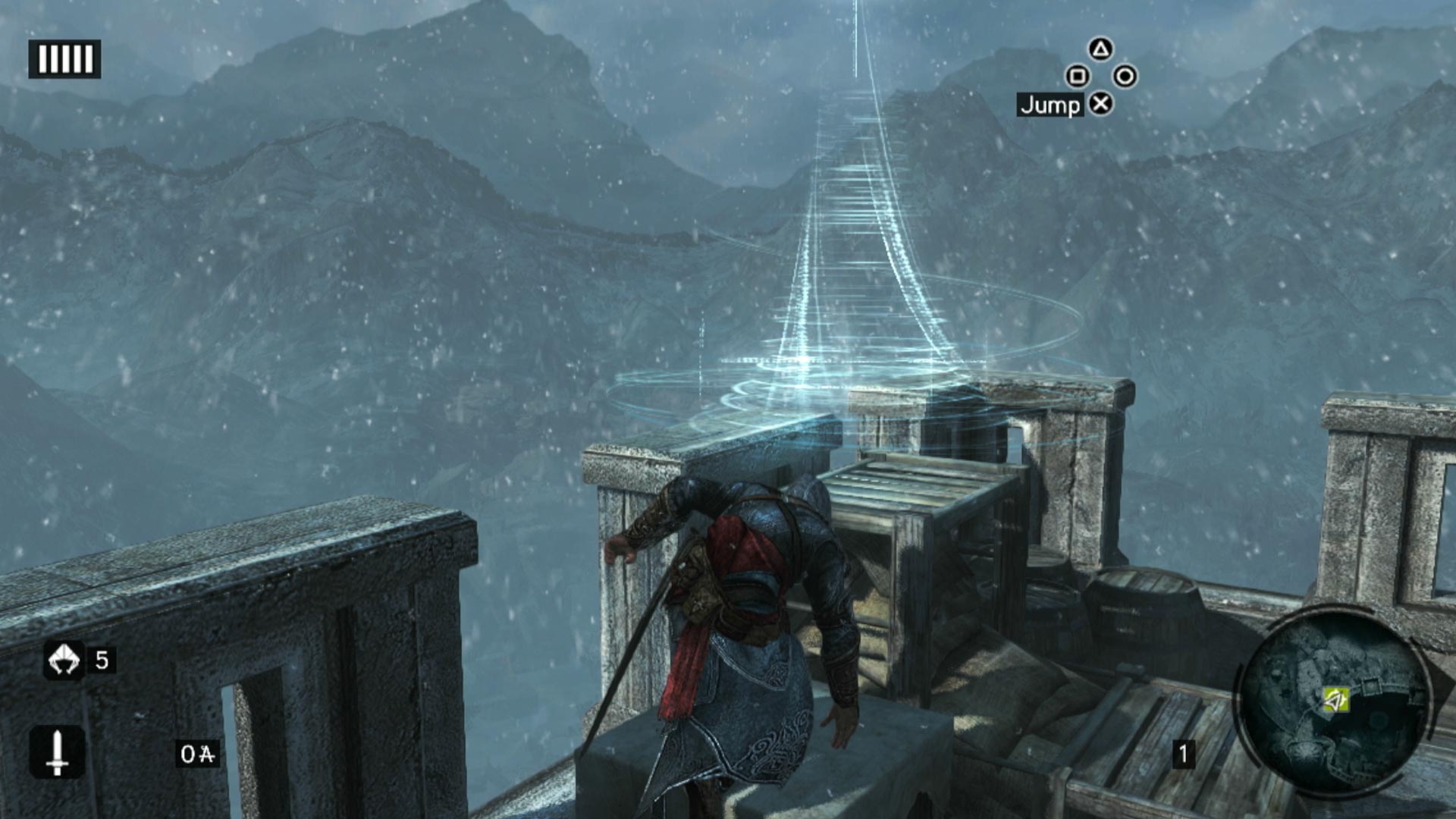 Assassin's Creed Revelations PS3 checkpoint glows