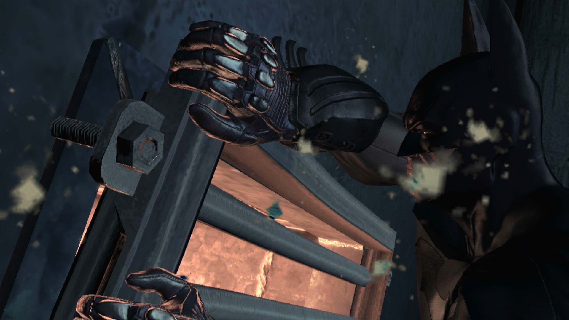 Batman Arkham Asylum PS3 opening air vent grate