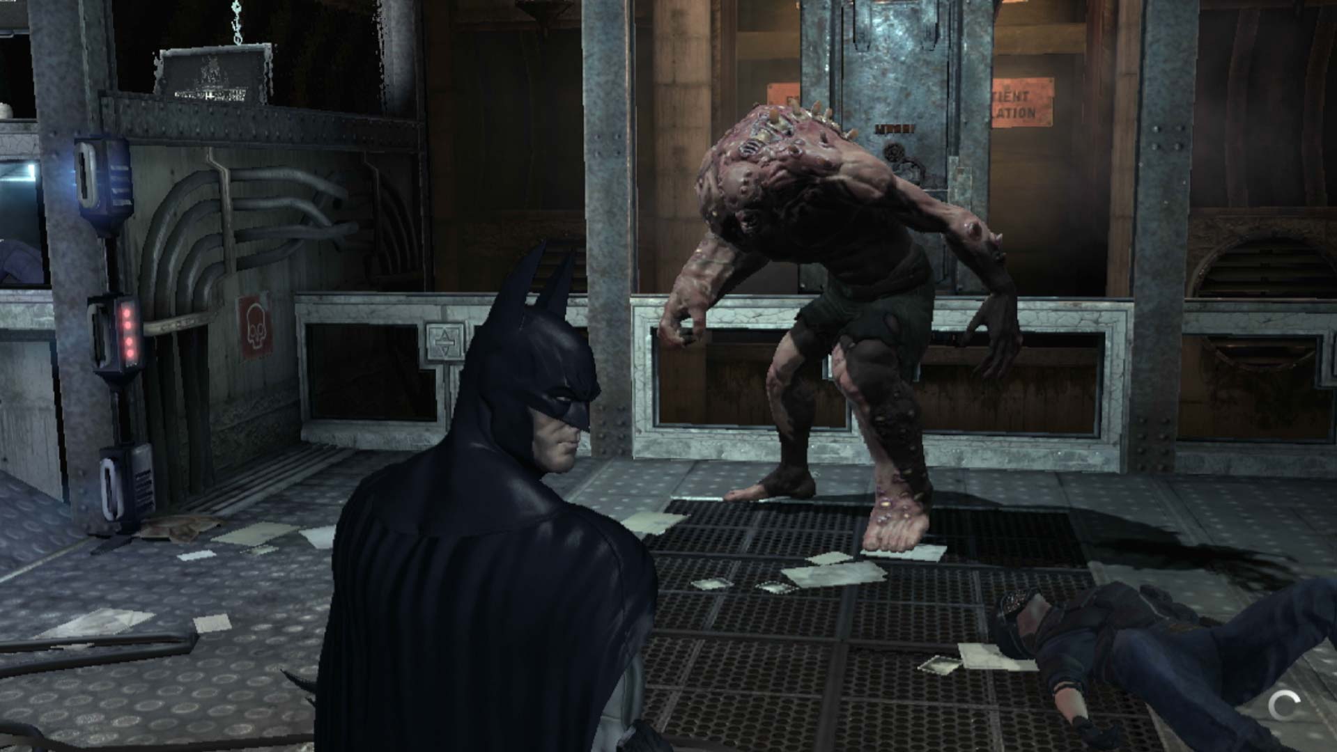 Batman Arkham Asylum PS3 gameplay screenshot