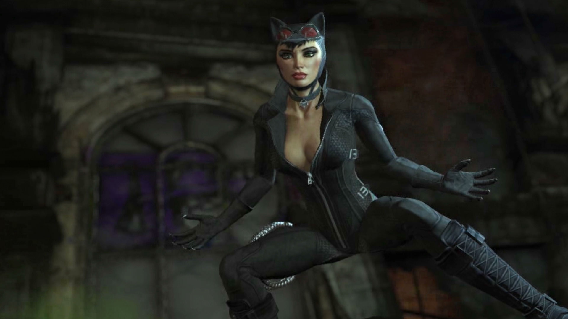 Batman Arkham City PS3 cat women character