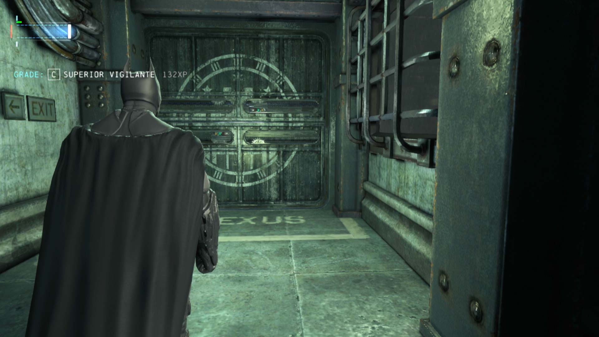 Batman Arkham Origins PS3 security door gameplay