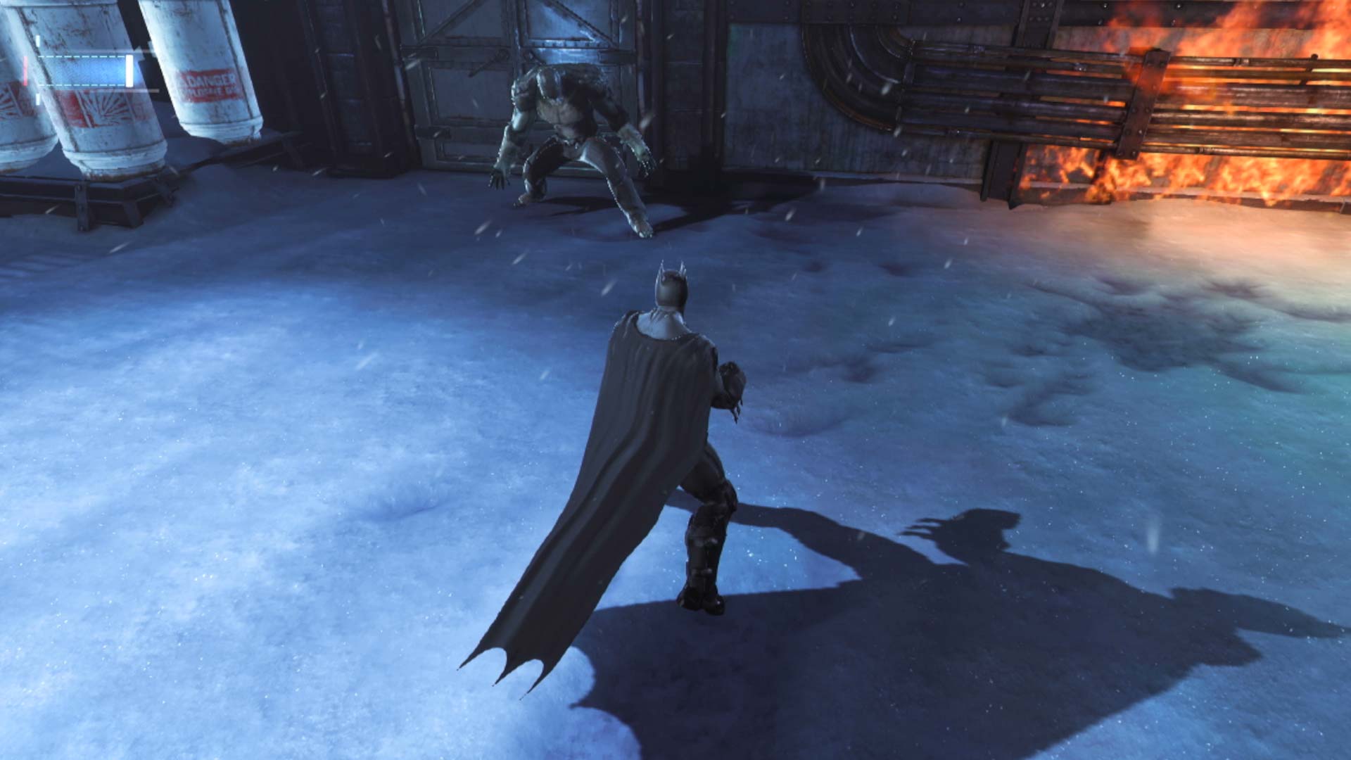 Batman Arkham Origins PS3 Killer Croc fighting