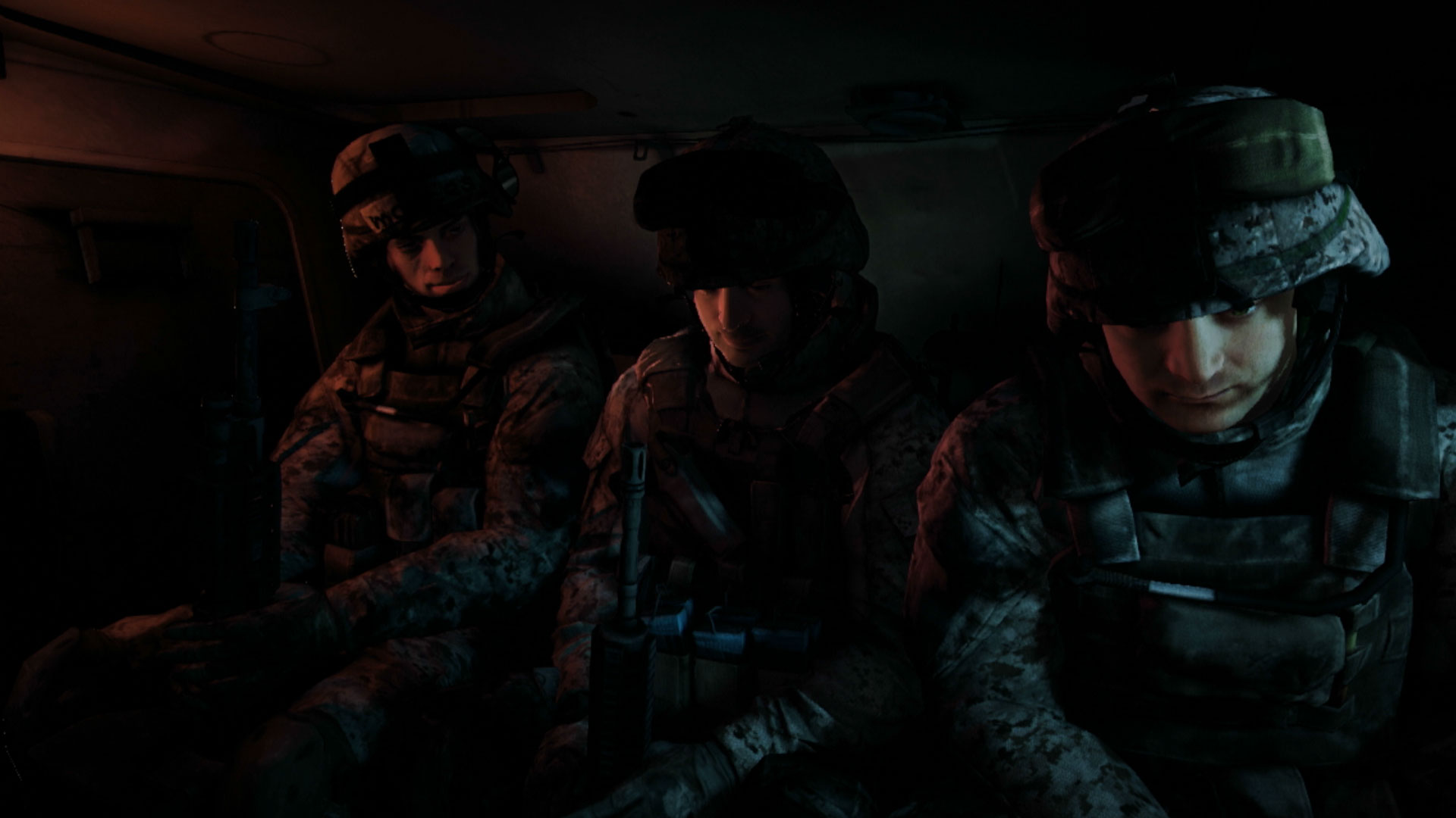 Battlefield 3 PS3 riding inside vehicle team