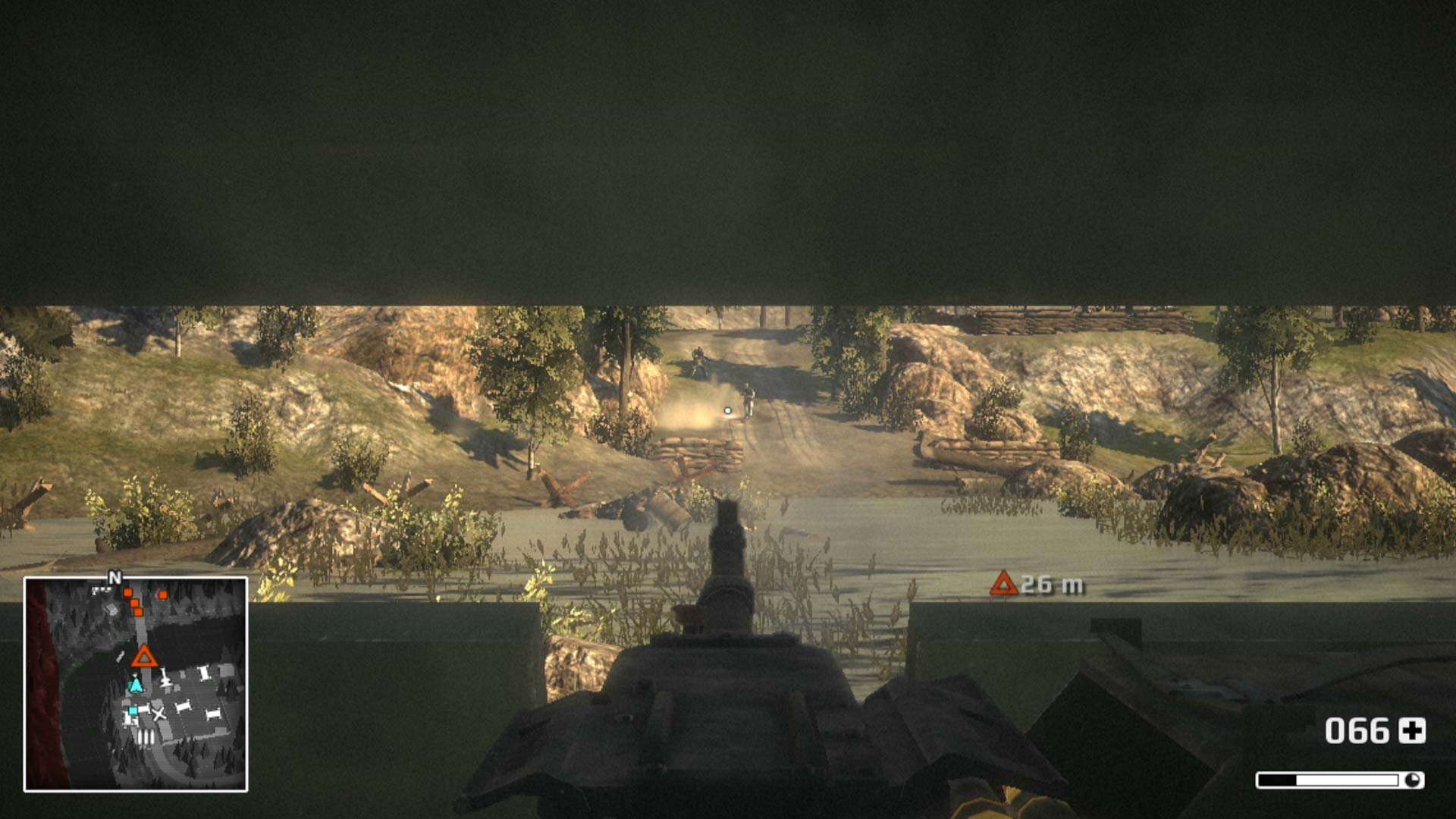 Battlefield Bad Company PS3 turret shooting screenshot