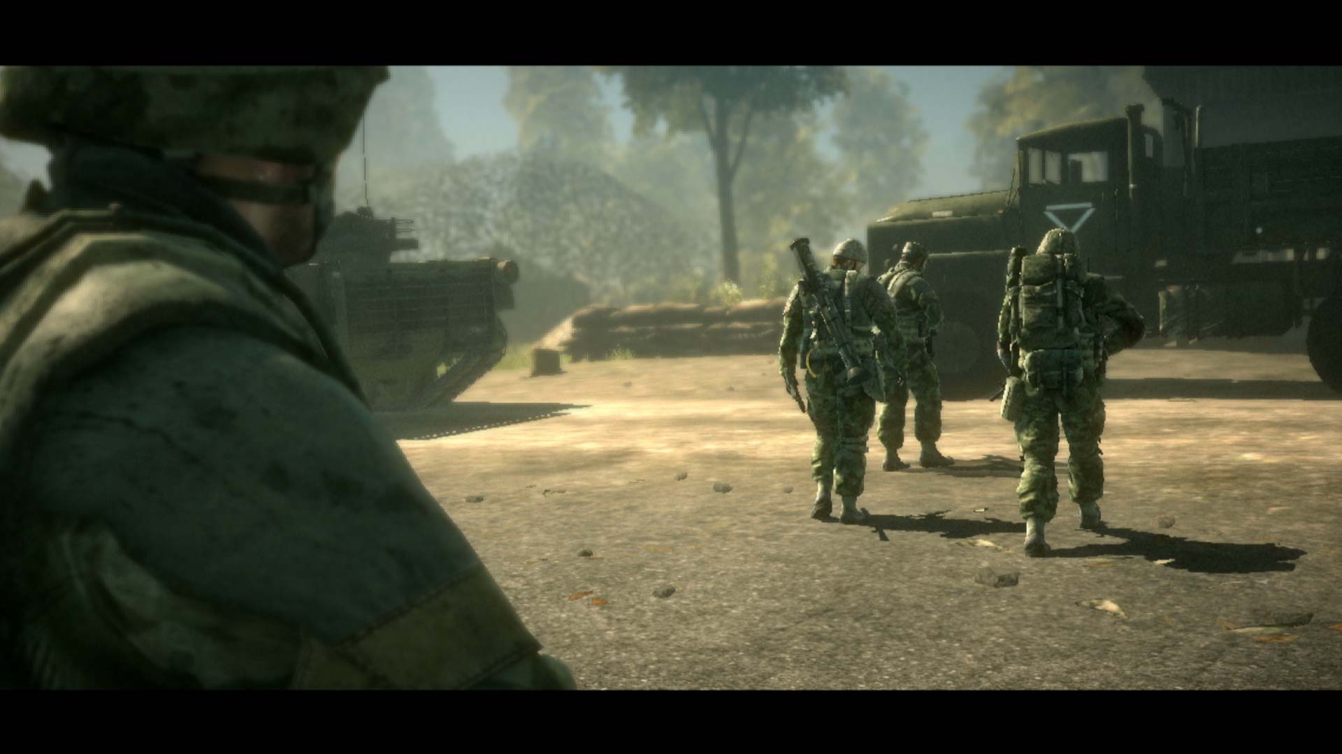 Battlefield Bad Company PS3 cutscene srew team