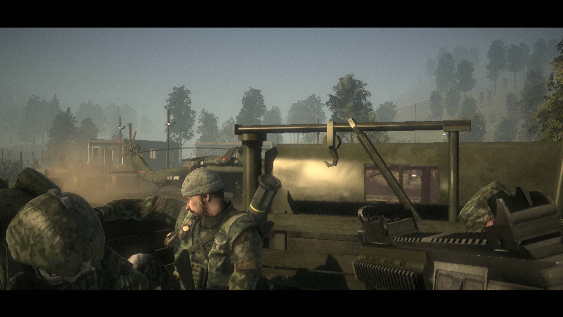 Battlefield Bad Company PS3 riding back vehicle