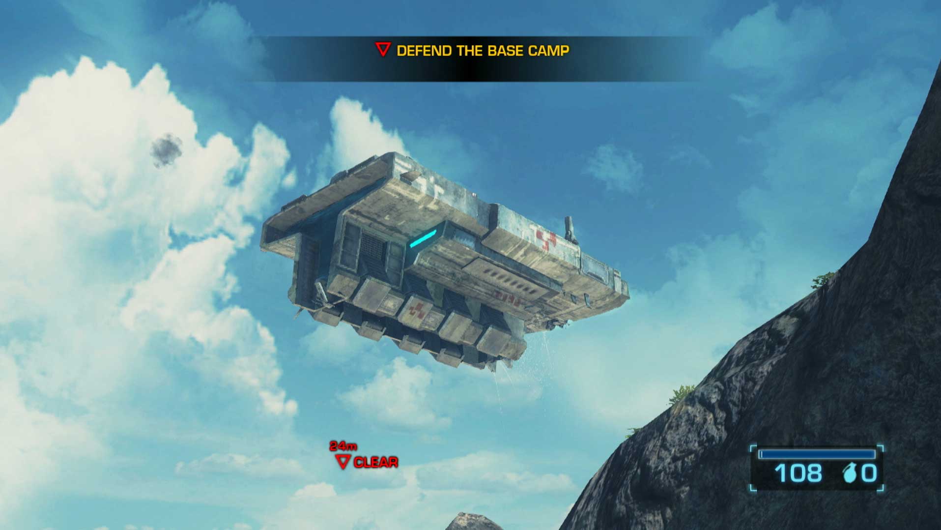 Battleship PS3 enemy airship sky