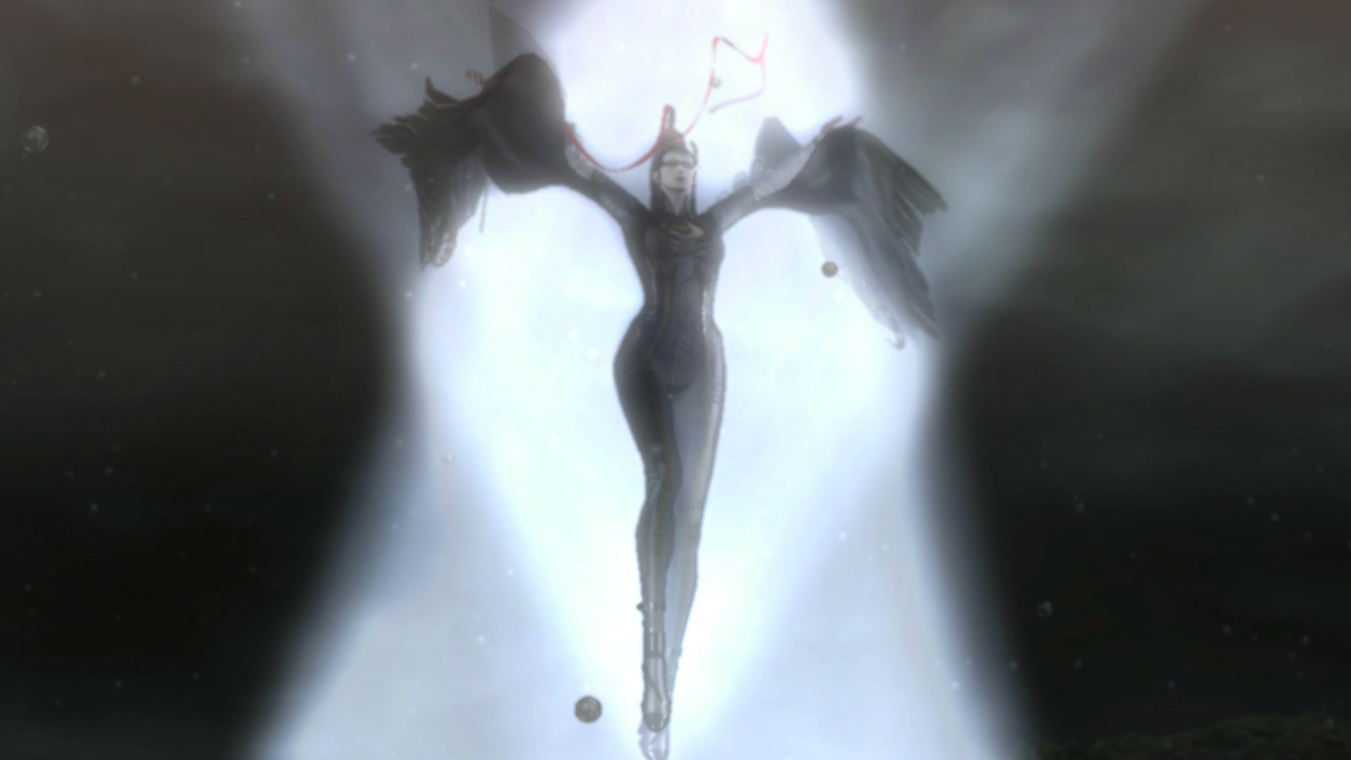 Bayonetta PS3 protagonist sky position