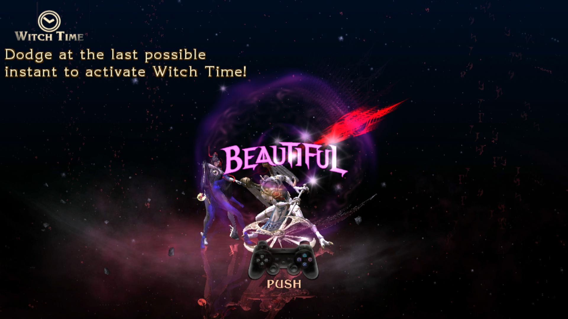 Bayonetta PS3 witch time practice training