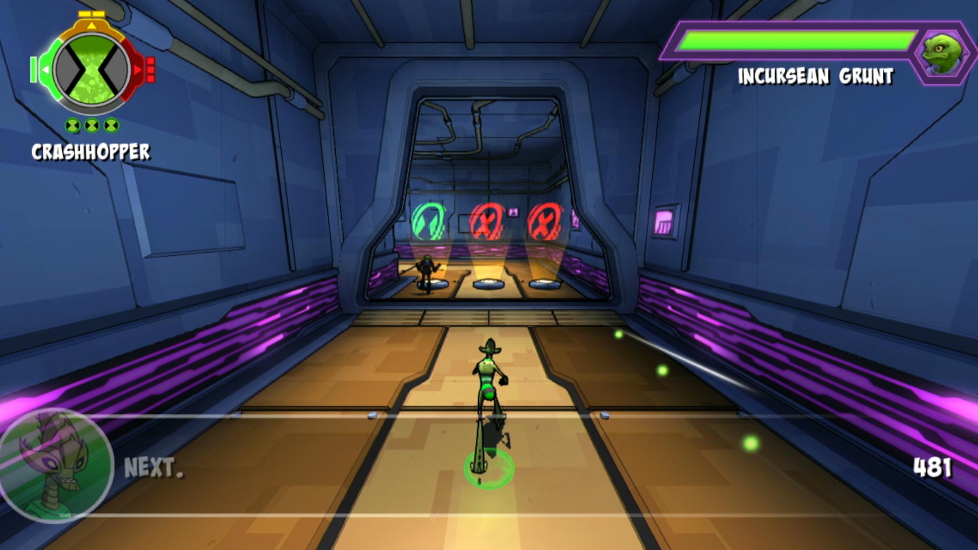 Ben 10 Omniverse 2 PS3 gameplay running track