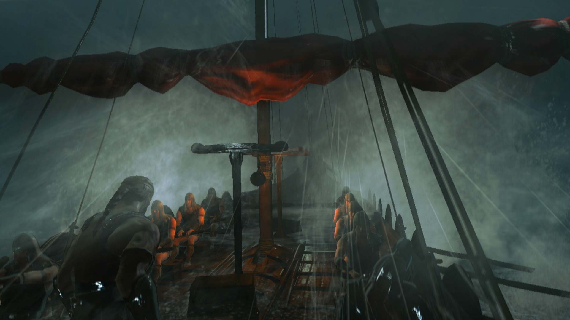 Beowulf The Game PS3 boat gameplay screenshot