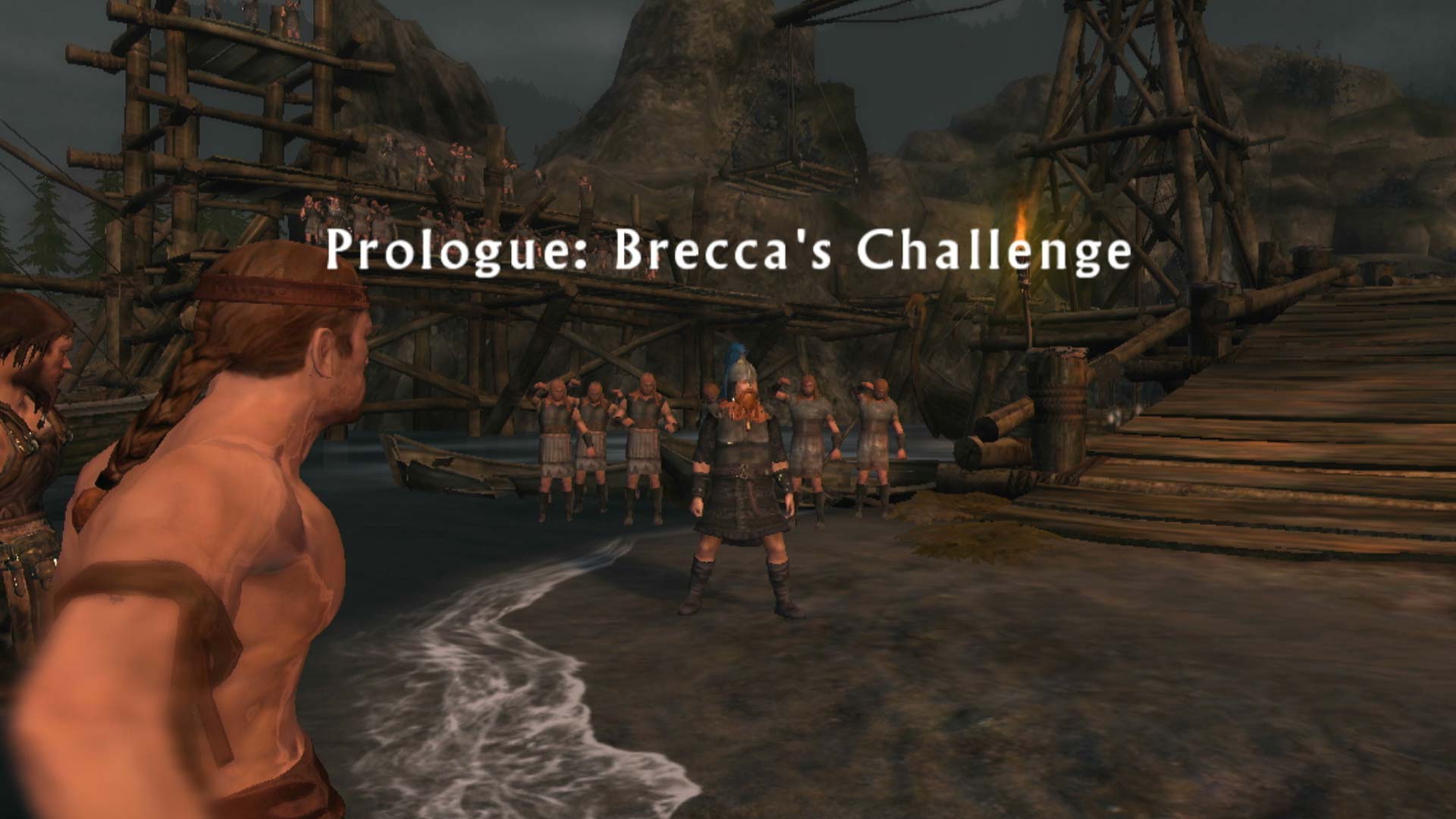 Beowulf The Game PS3 prologue brecca's challenge